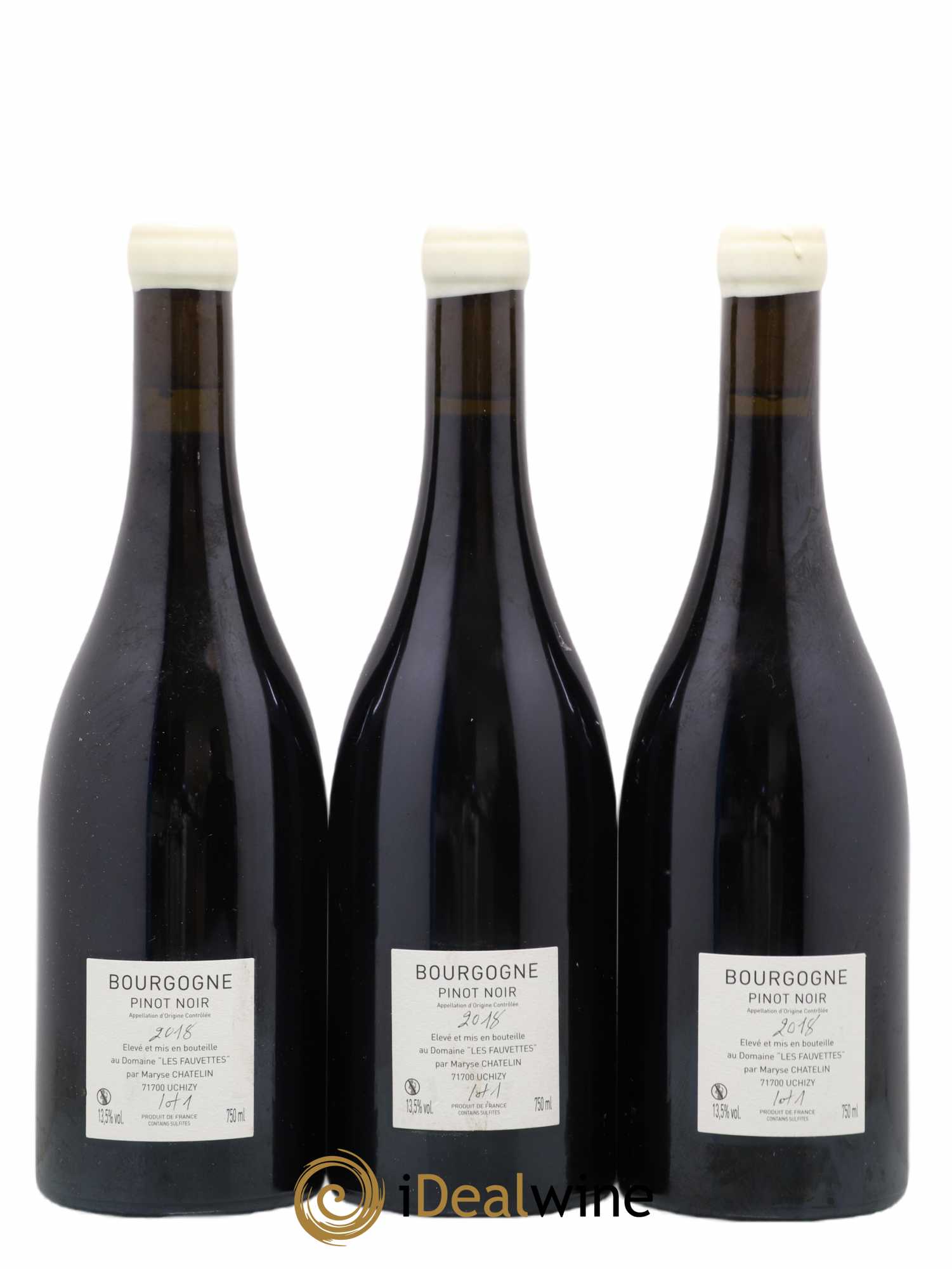 Bourgogne De l'Aube à l'Aube Domaine Les Fauvettes 2018 - Posten von 3 Flaschen - 1