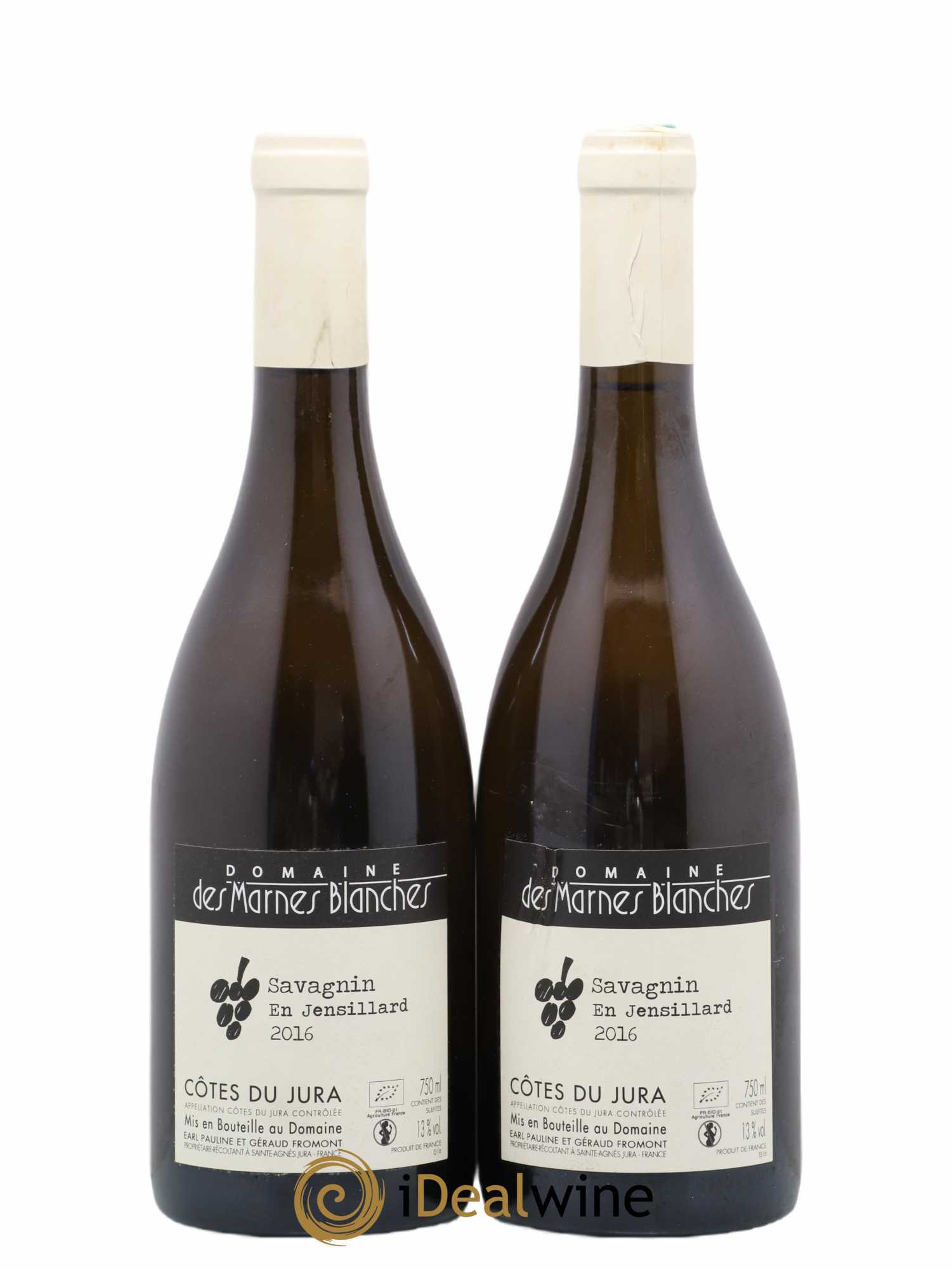 Côtes du Jura En Jensillard Marnes Blanches (Domaine des) 2016 - Lot de 2 bouteilles - 0