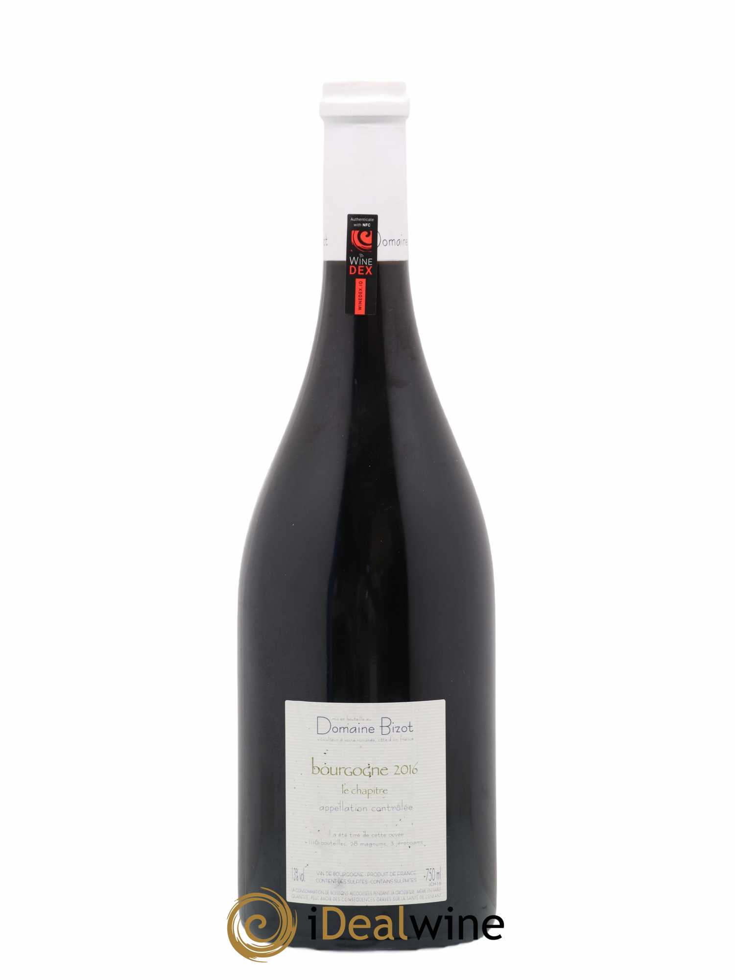 Bourgogne Le Chapitre Bizot (Domaine) 2016 - Lot de 1 bouteille - 1