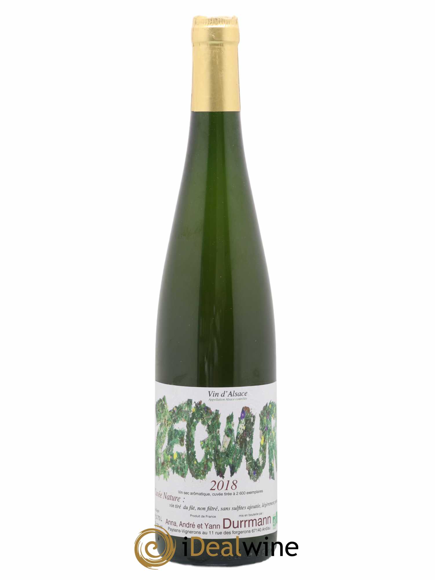 Alsace Gewurztraminer Cuvée Nature Durrmann 2018 - Posten von 1 Flasche - 0