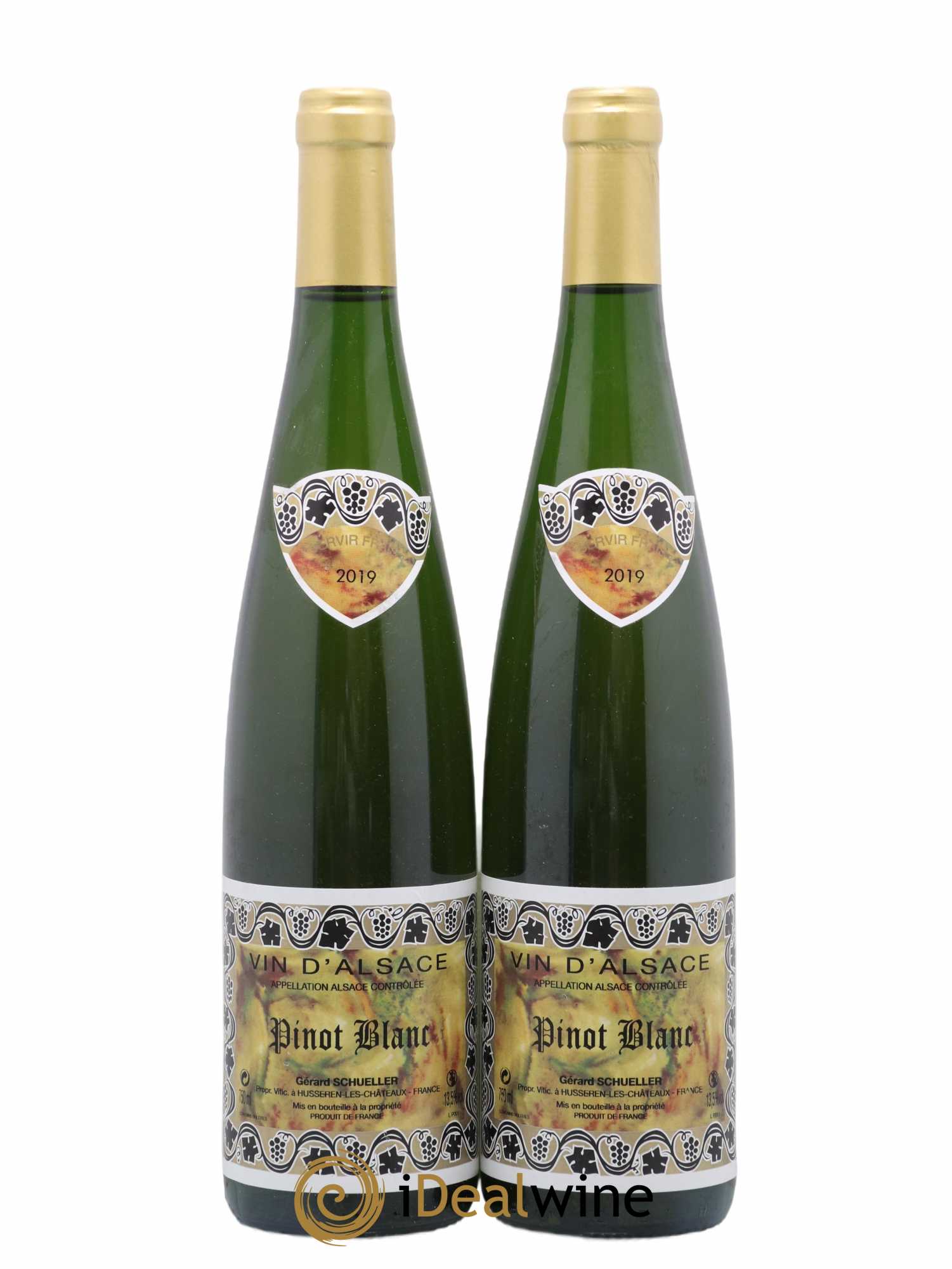 Alsace Pinot Blanc Gérard Schueller (Domaine) 2019 - Lot de 2 bouteilles - 0