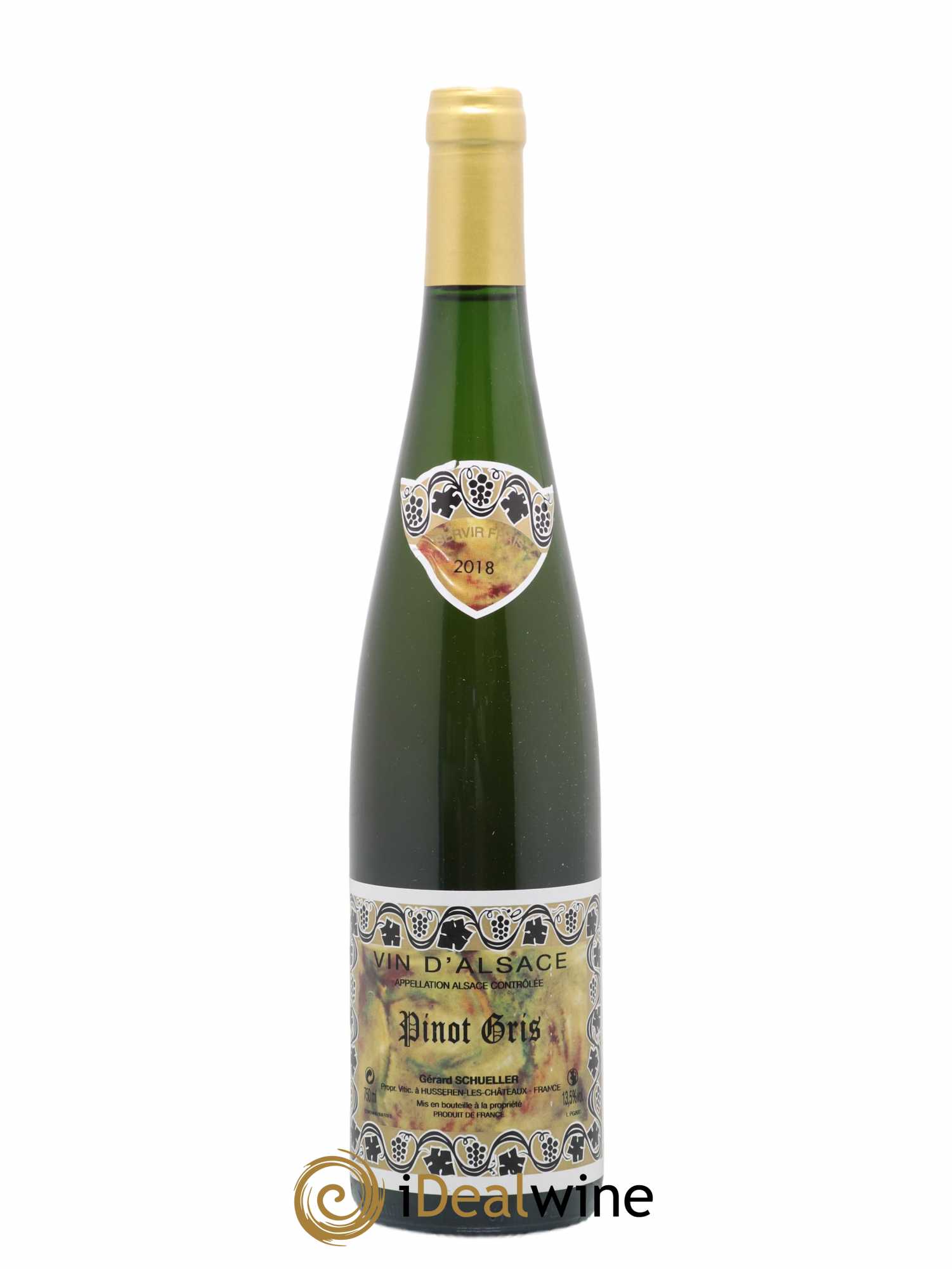 Alsace Pinot Gris (Tokay) Gérard Schueller (Domaine) 2018 - Lot de 1 bouteille - 0