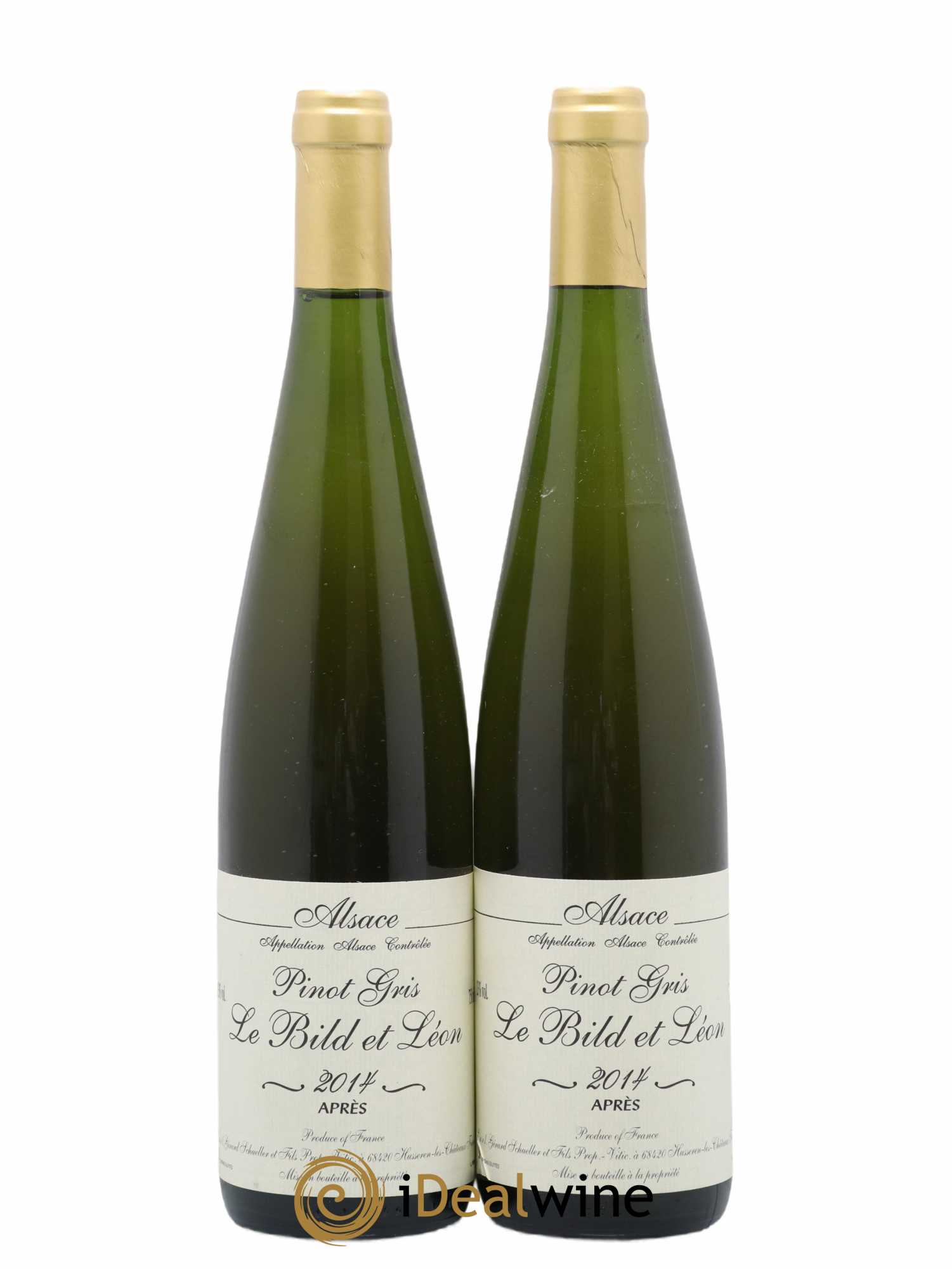 Alsace Pinot Gris (Tokay) Gérard Schueller (Domaine) Oxydatif PGO Bild et Léon Après Domaine Gerard Schueller 2014 - Posten von 2 Flaschen - 0