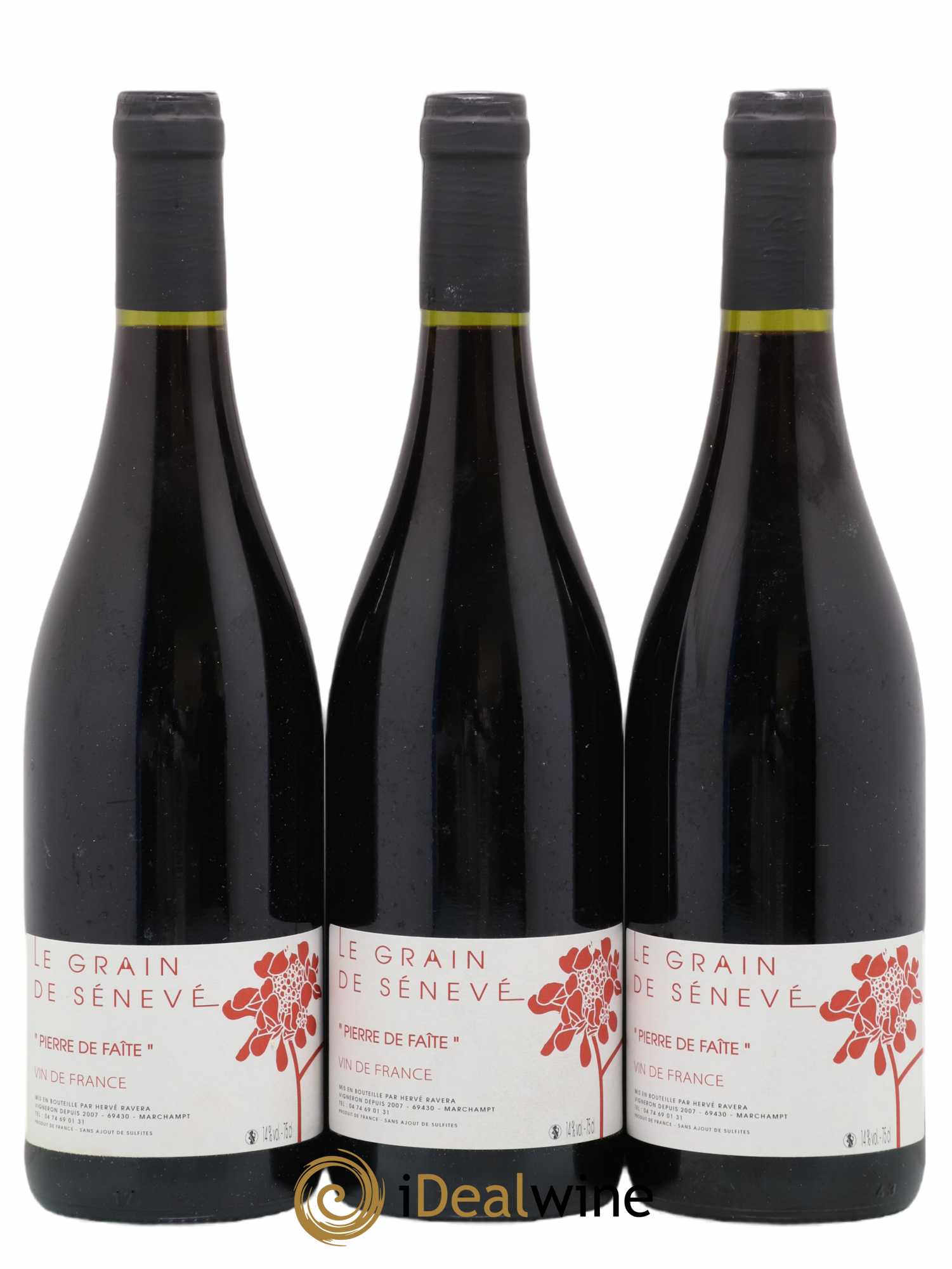 Vin de France Pierre de Faîte Le Grain de Sénevé - Posten von 3 Flaschen - 0