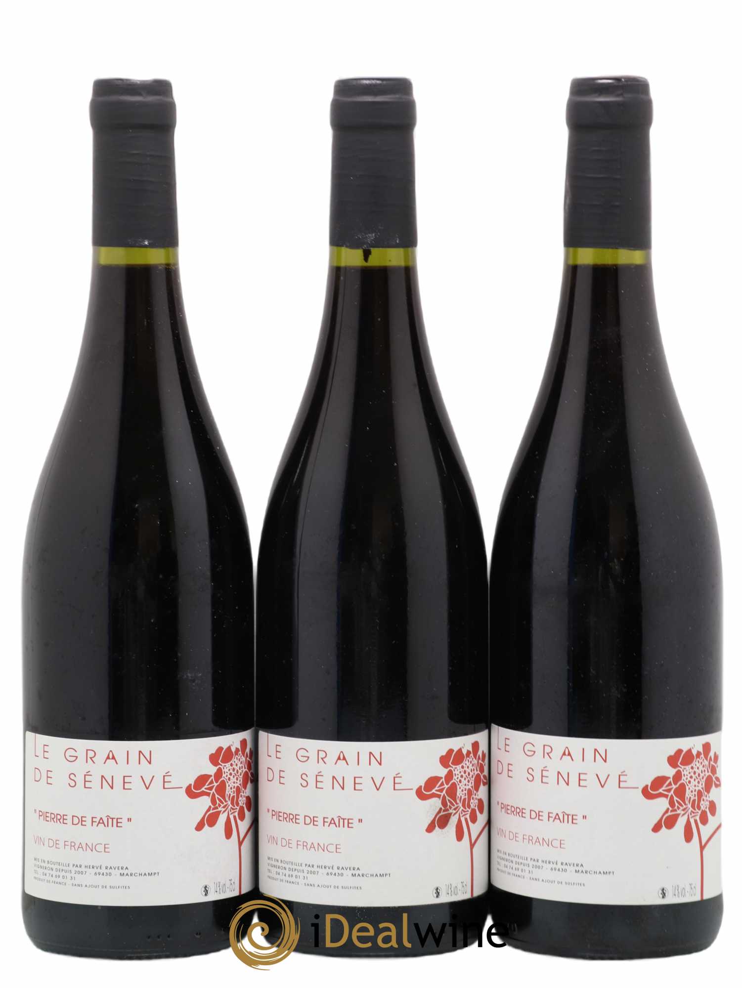 Vin de France Pierre de Faîte Le Grain de Sénevé - Posten von 3 Flaschen - 0