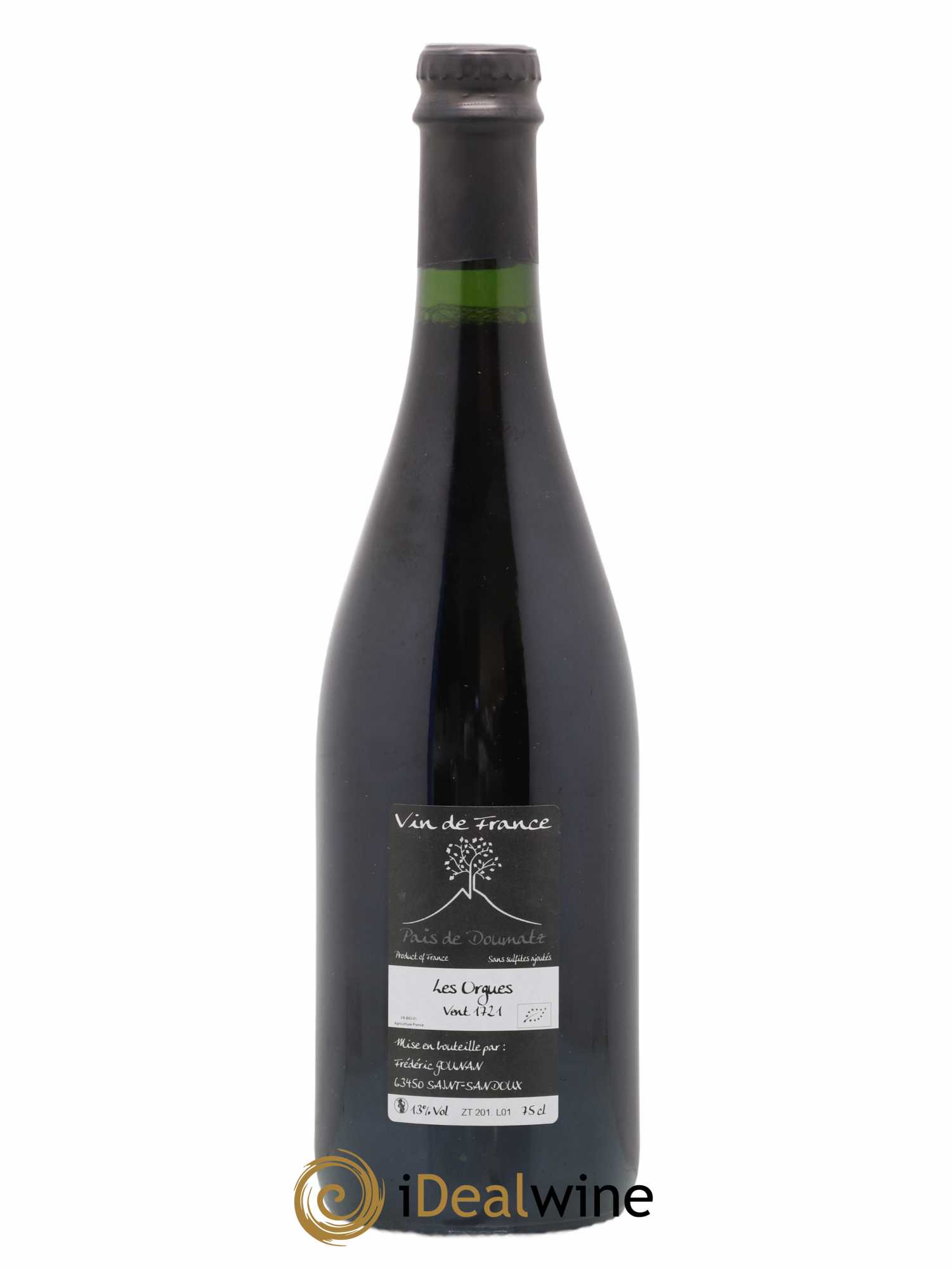 Vin de France Les Orgues Vignoble de l'Arbre Blanc 2017 - Lot de 1 bouteille - 1
