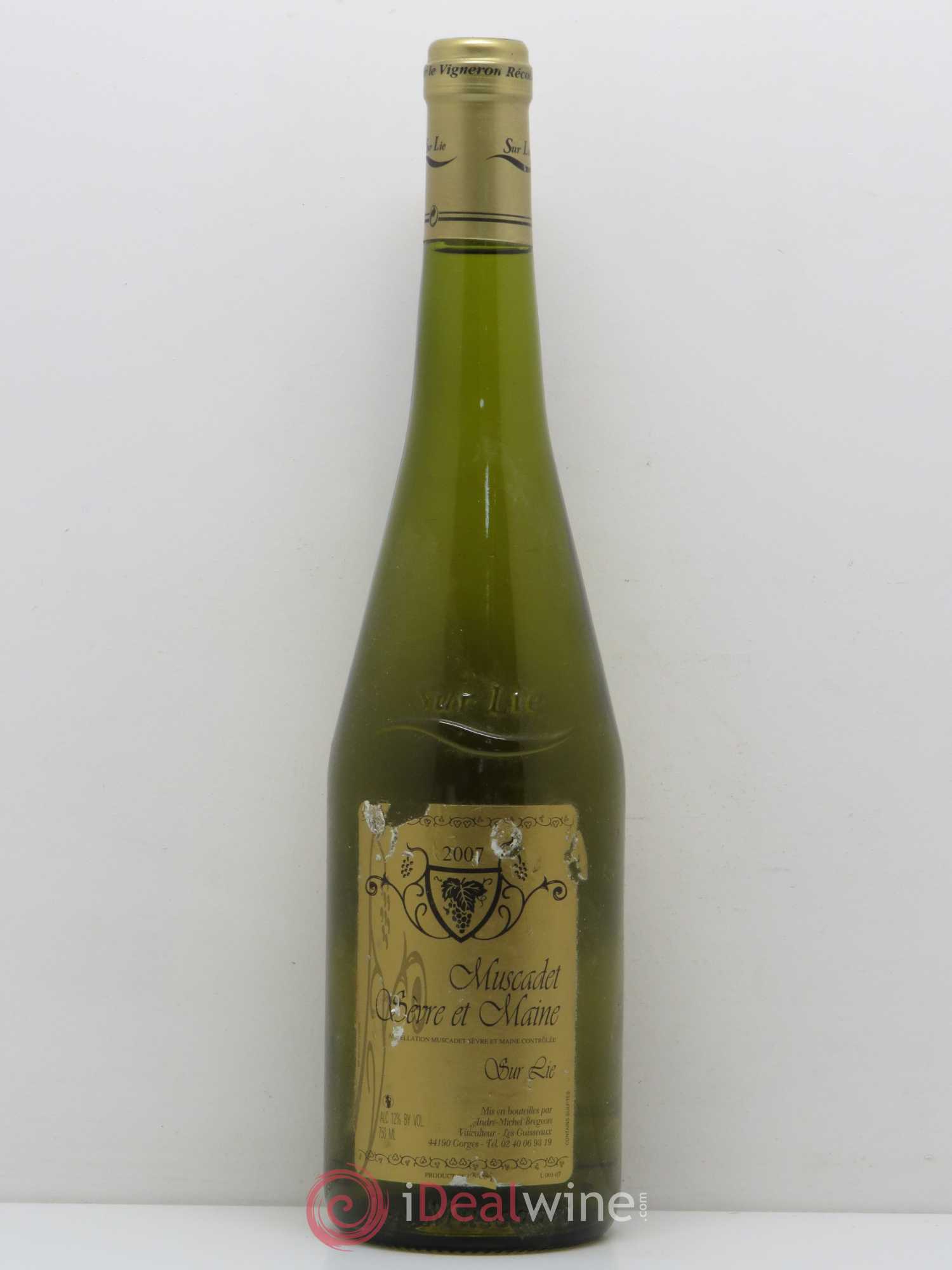 Muscadet-Sèvre-et-Maine André-Michel Bregeon (Domaine) 2007 - Lot de 1 bouteille - 0
