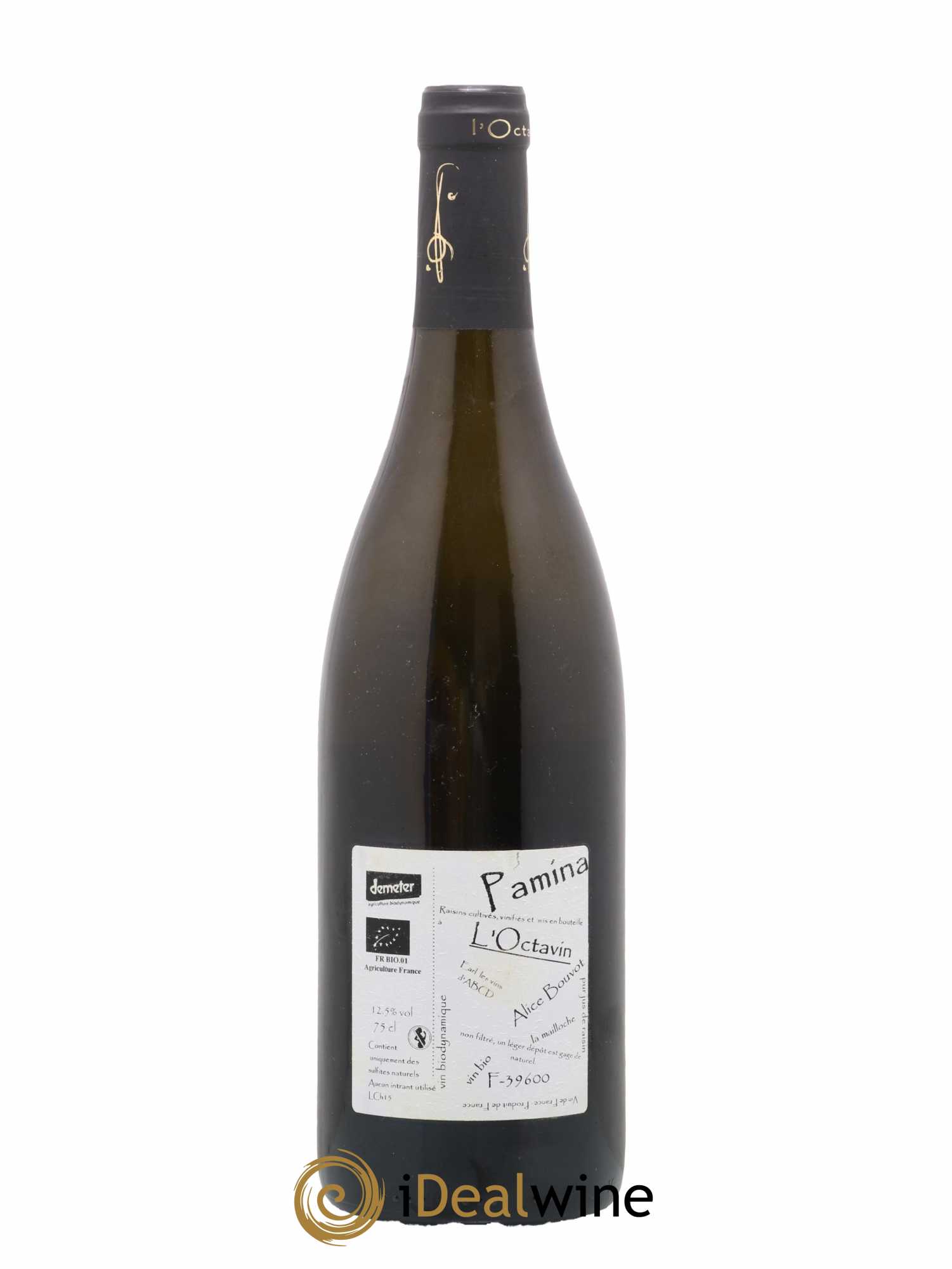 Vin de France Chardonnay Pamina Domaine De L'Octavin Alice Bouvot 2015 - Posten von 1 Flasche - 1
