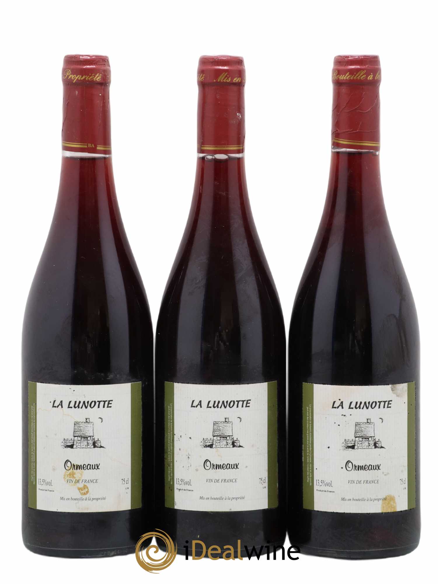 Vin de France Les Ormeaux Domaine de La Lunotte 2018 - Posten von 3 Flaschen - 0
