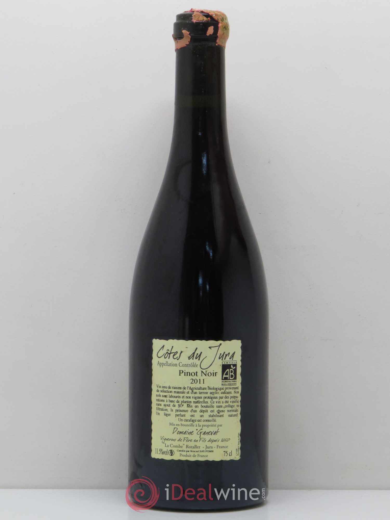 Côtes du Jura Cuvée Julien Jean-François Ganevat (Domaine) 2011 - Lot de 1 bouteille - 1