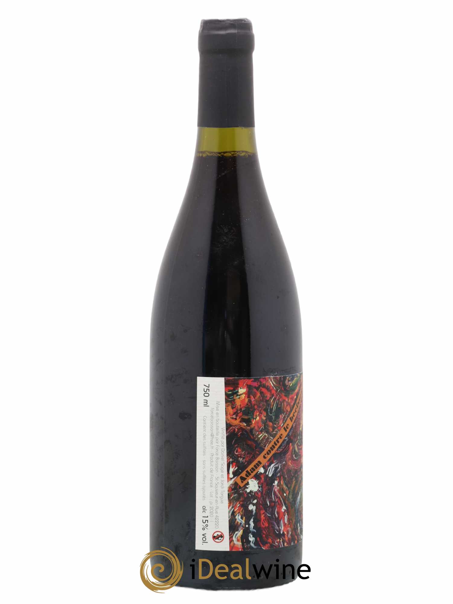 Vin de France Adam Contre le Beefsteak Daniel Sage 2019 - Lot de 1 bouteille - 1