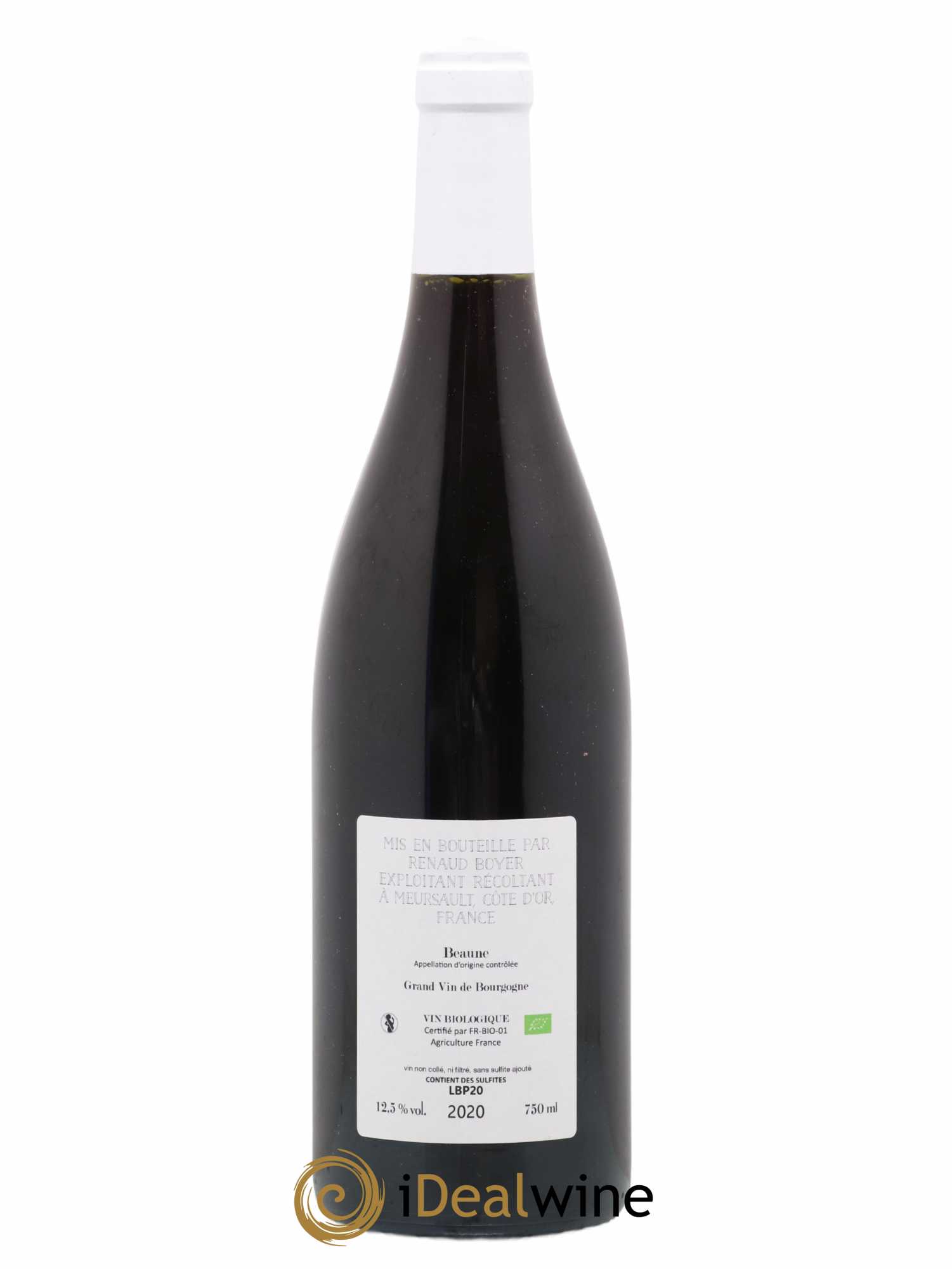Beaune Les Prévolles Renaud Boyer 2020 - Lot de 1 bouteille - 1