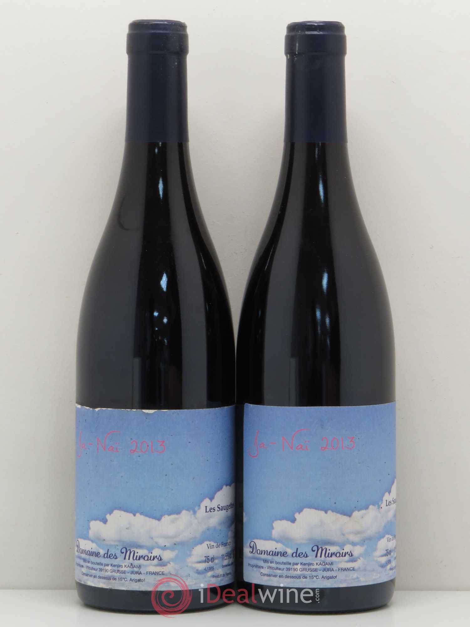 Côtes du Jura Ja-Nai Kenjiro Kagami Les saugettes VDF Domaine des miroirs 2013 - Posten von 2 Flaschen - 0