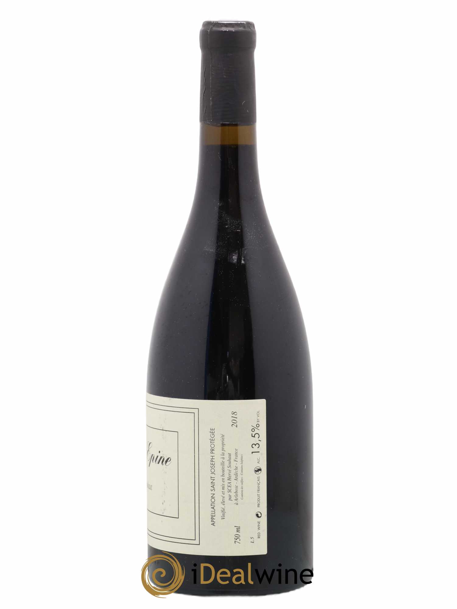 Saint-Joseph Sainte Epine Hervé Souhaut - Domaine Romaneaux-Destezet 2018 - Lot de 1 bouteille - 1