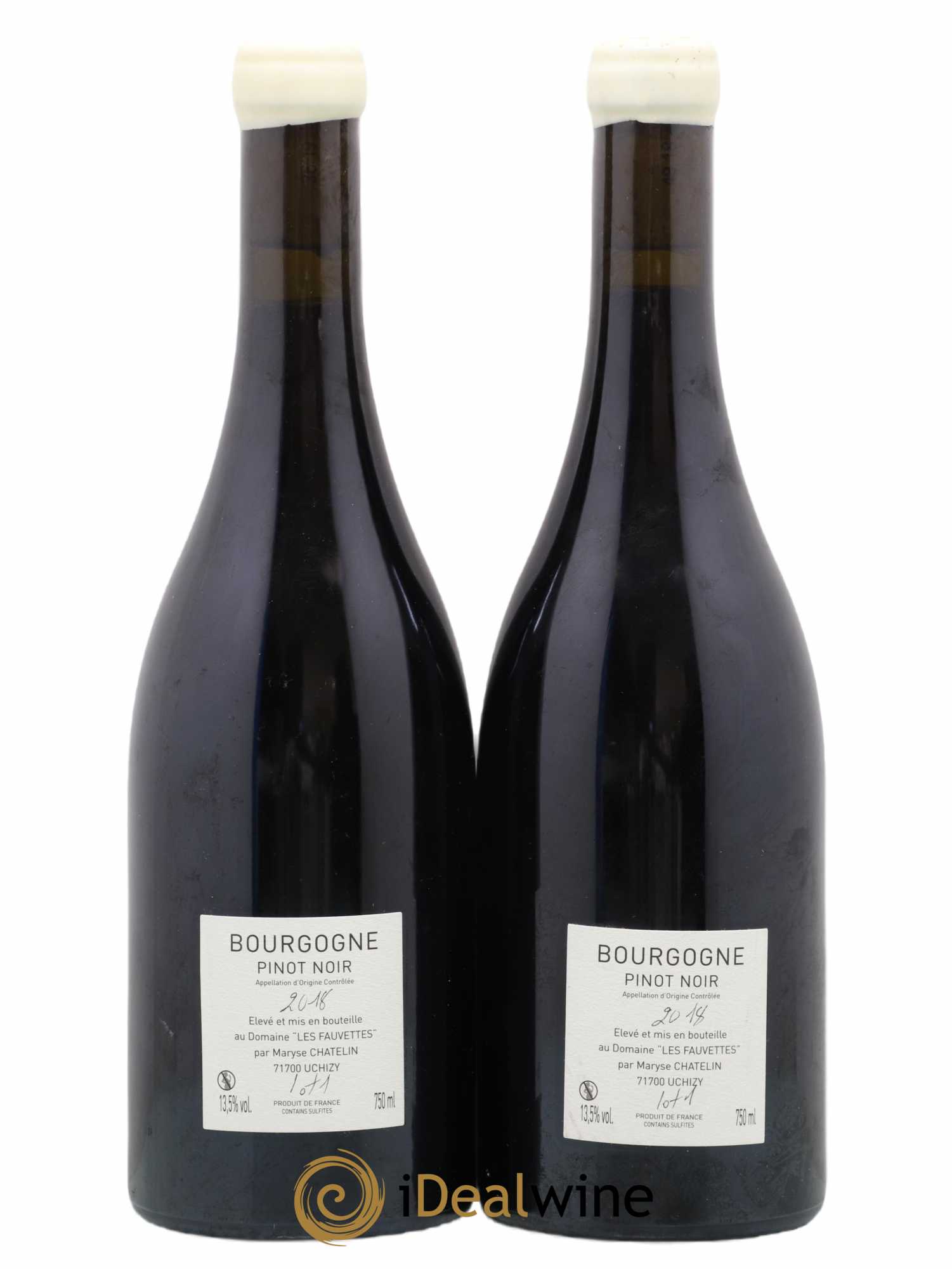 Bourgogne De L'Aube À L'Aube Domaine Des Fauvettes 2018 - Posten von 2 Flaschen - 1