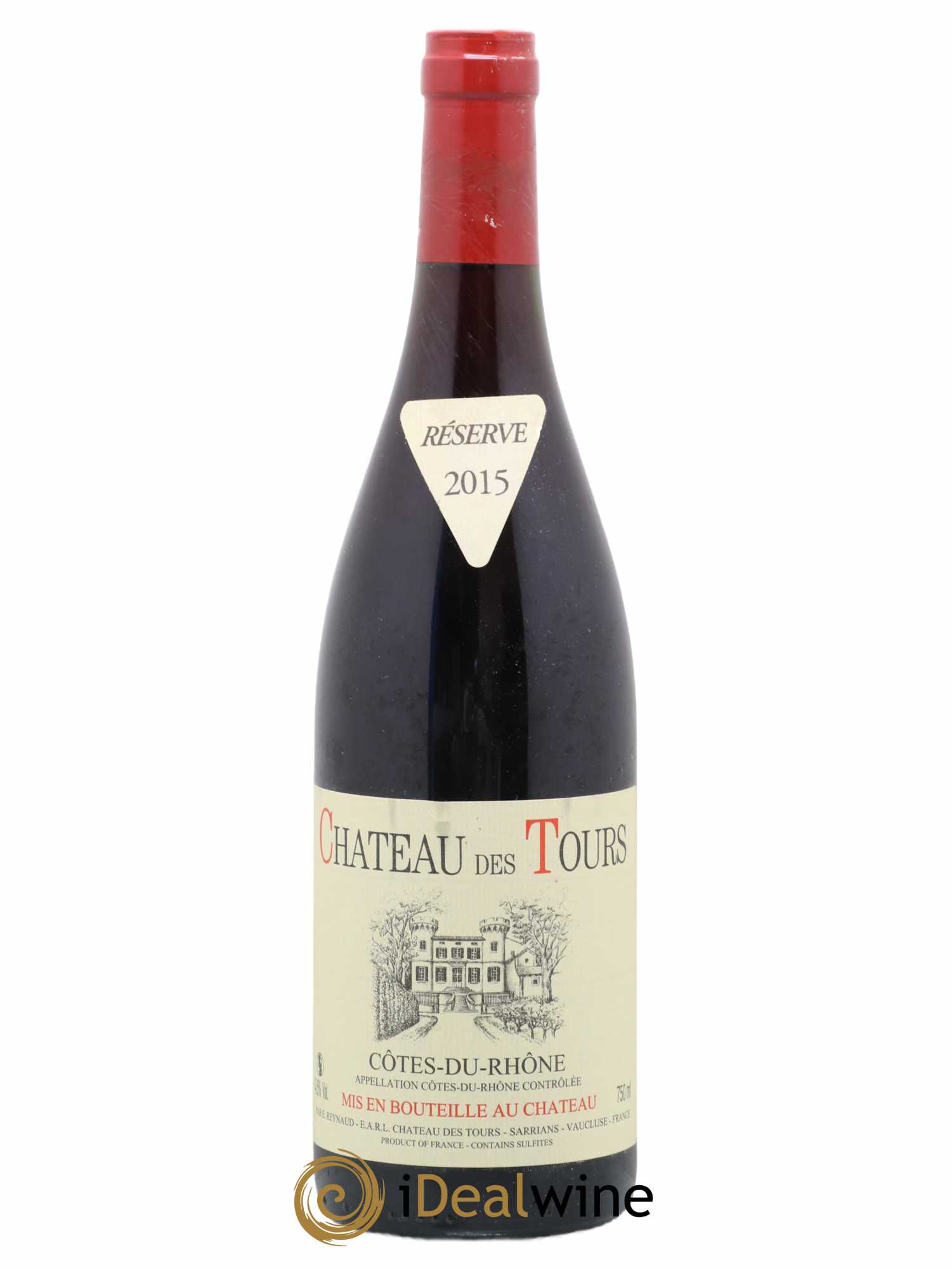 Côtes-du-Rhône Château des Tours Emmanuel Reynaud 2015 - Lot de 1 bouteille - 0