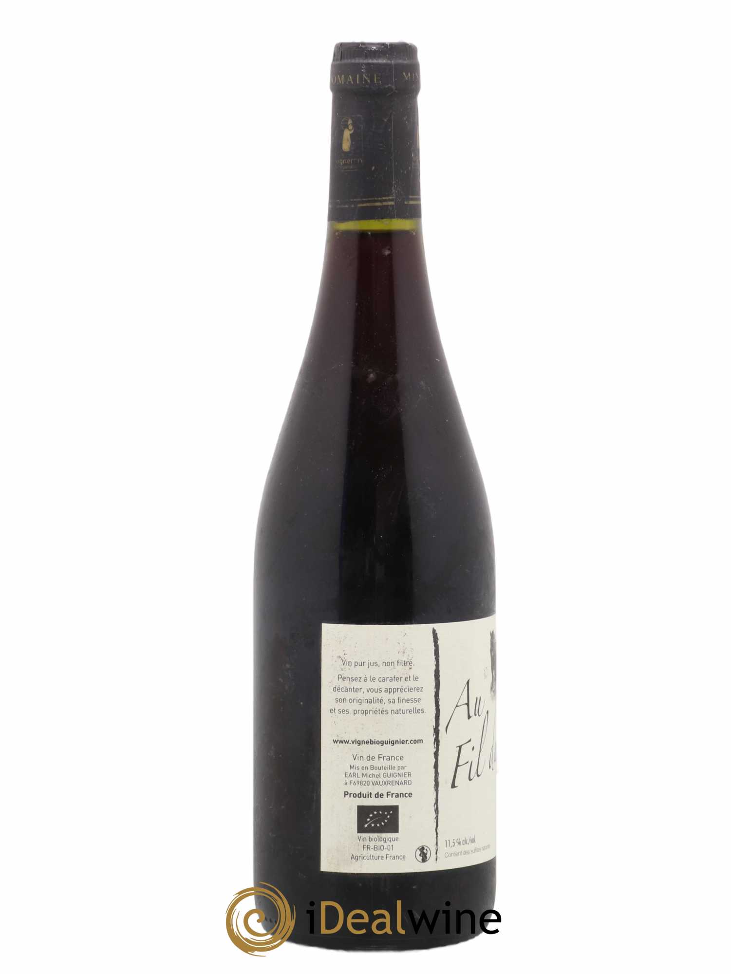 Vin de France Au Fil du Temps Michel Guignier 2015 - Posten von 1 Flasche - 1