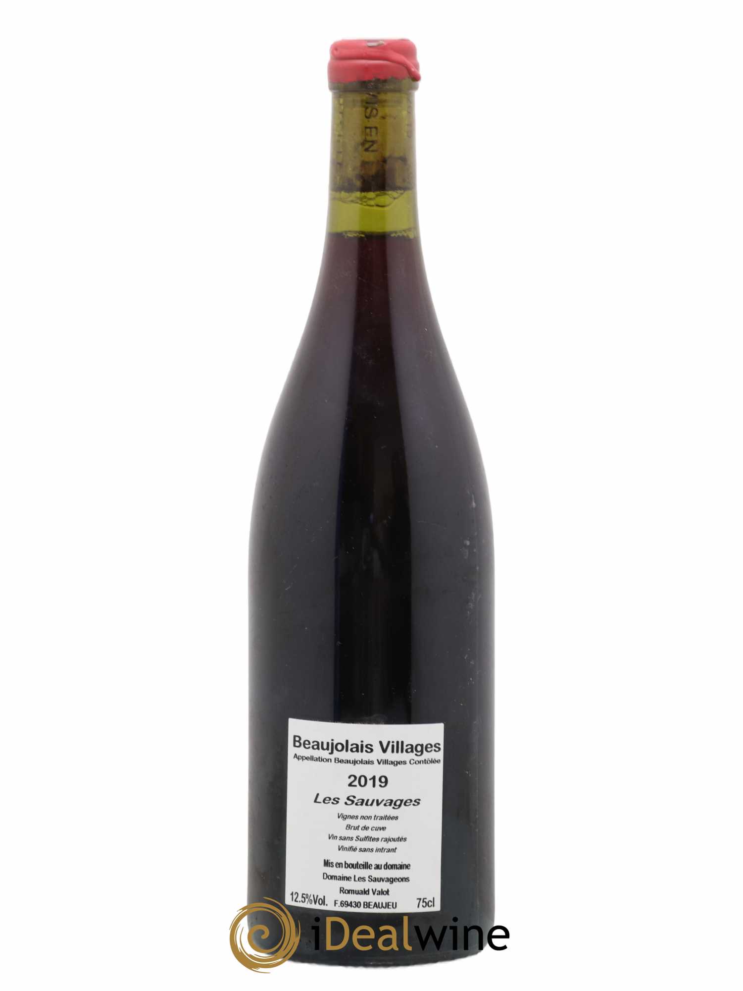 Beaujolais Villages Les Sauvages Biosophiste Domaine des Sauvageons Romuald Valot 2019 - Posten von 1 Flasche - 1