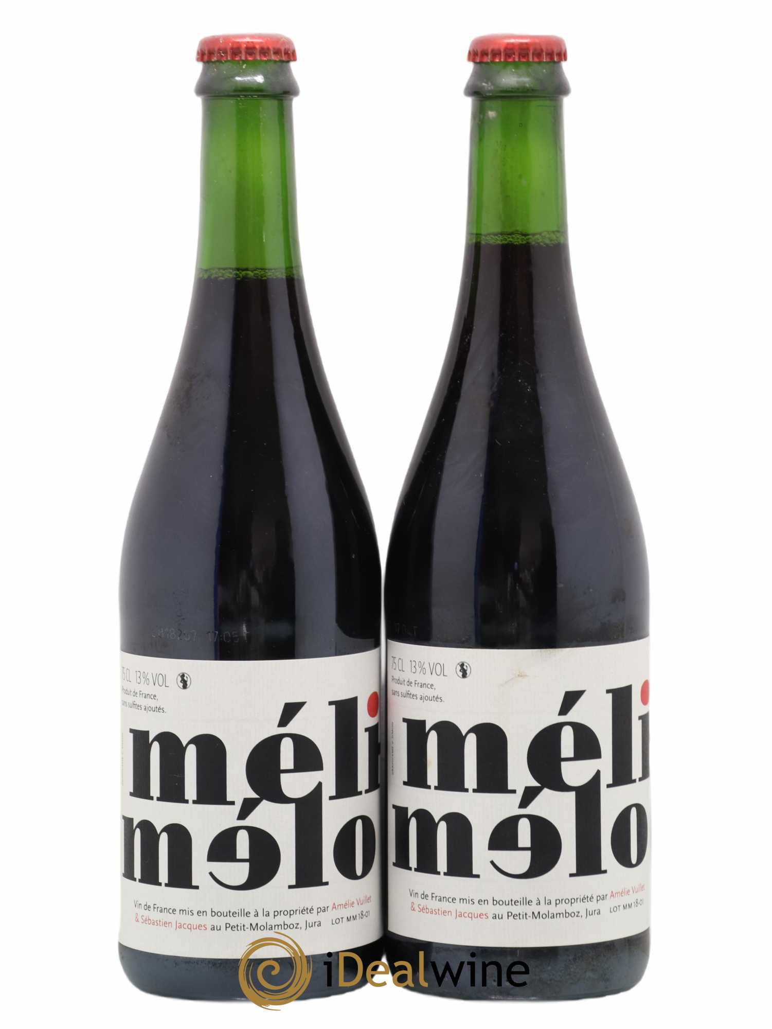 Vin de France Méli-Mélo Amelie Vuillet & Sebastien Jacques 2018 - Posten von 2 Flaschen - 0