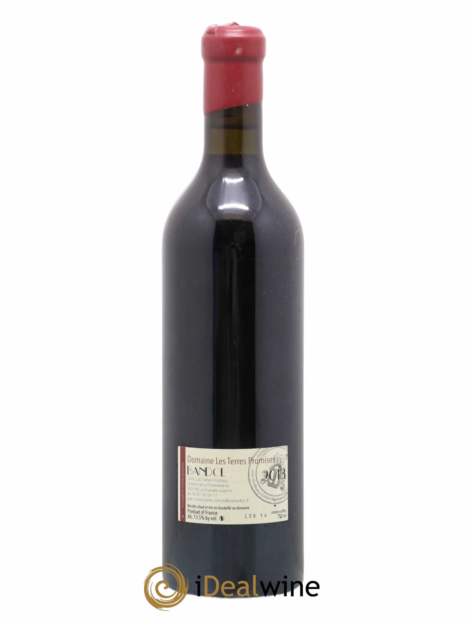 Bandol L'Amourvèdre Les Terres Promises 2013 - Lot de 1 bouteille - 1