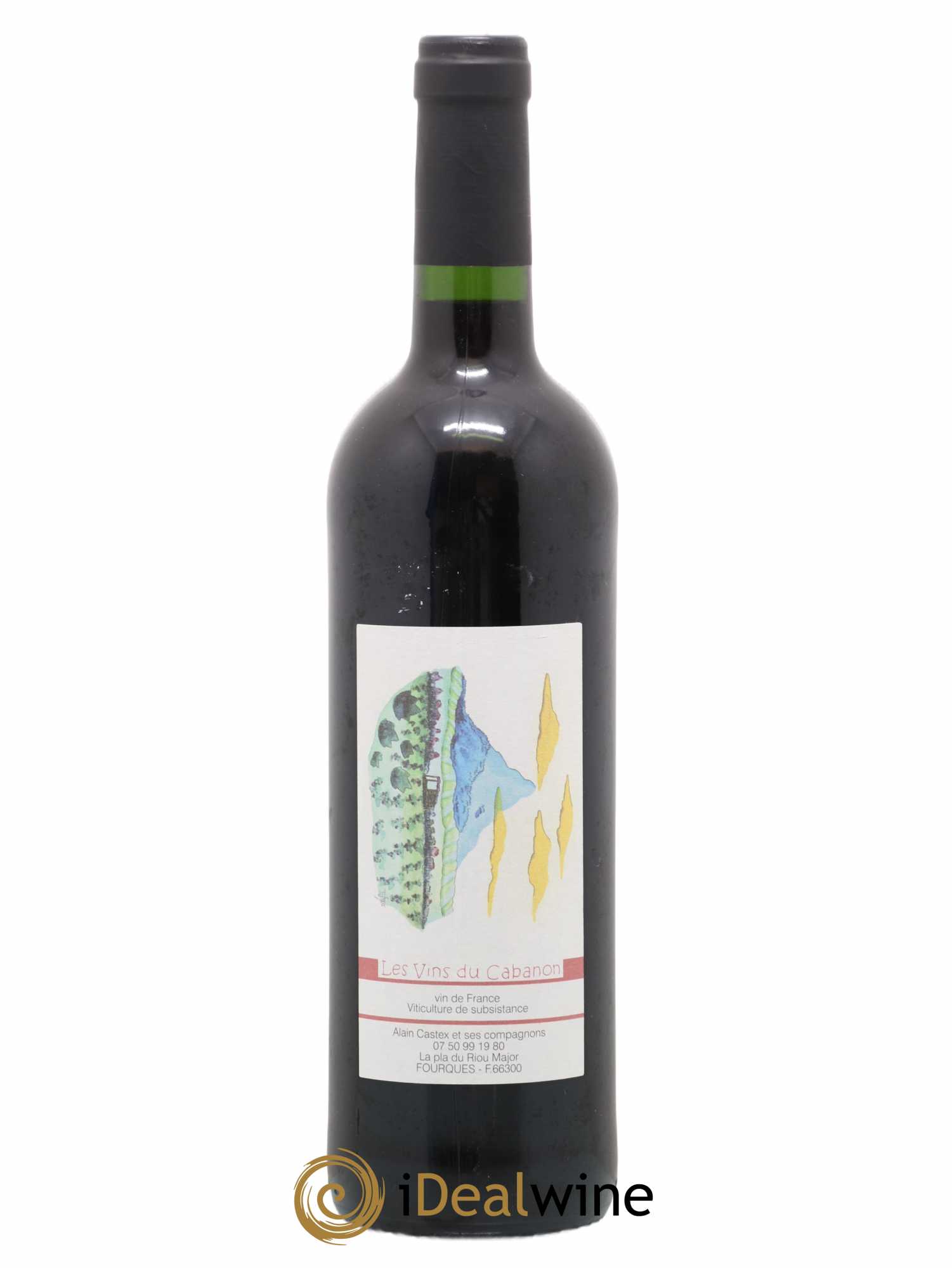 Vin de France Poudre d'Escampette Les Vins du Cabanon - Alain Castex 2019 - Lot de 1 bouteille - 0