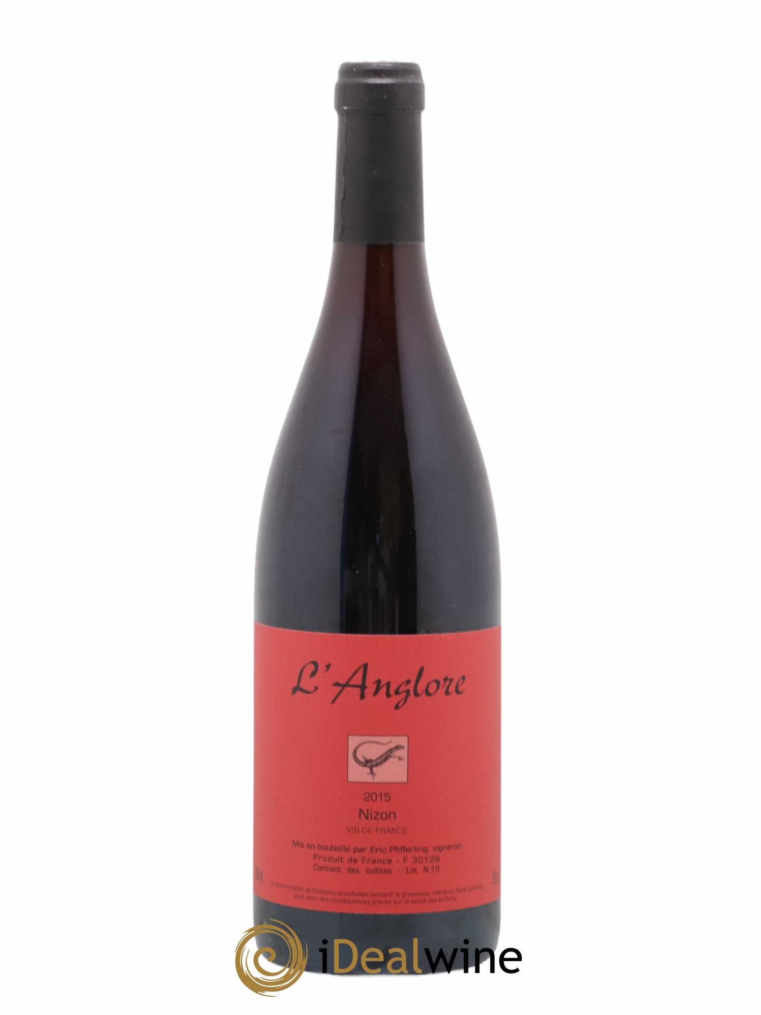 Vin de France Nizon L'Anglore 2015 - Lot de 1 bouteille - 0
