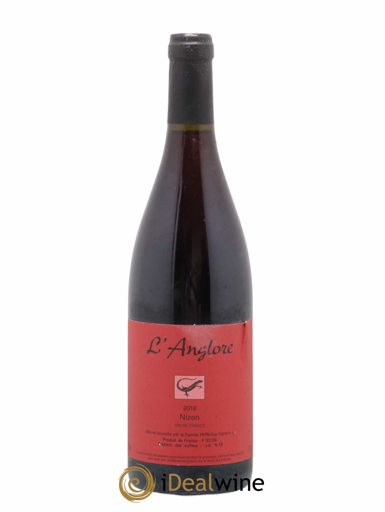 Vin de France Nizon L'Anglore 2018 - Lot de 1 bouteille - 0