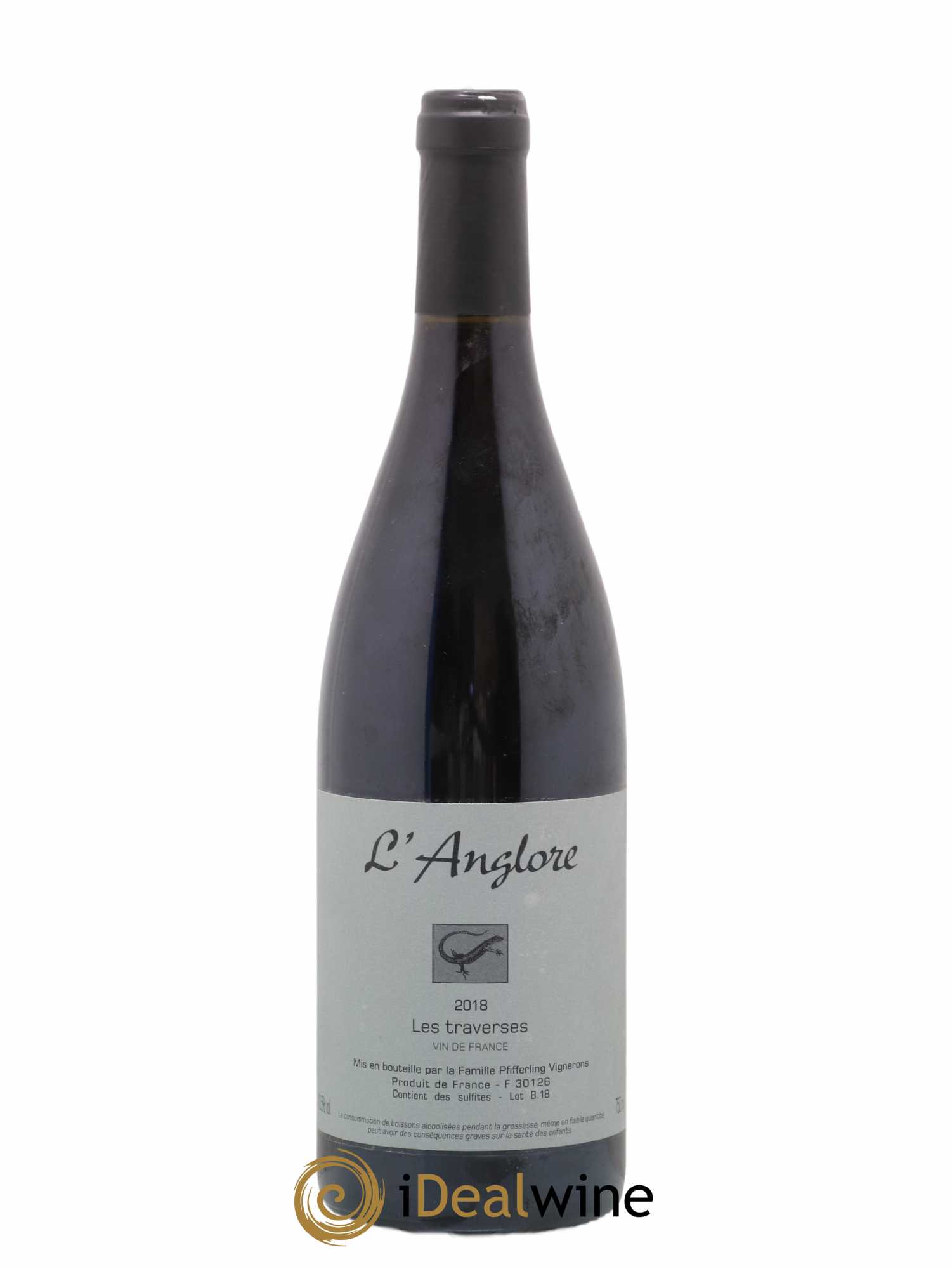 Vin de France Les Traverses L'Anglore 2018 - Lot de 1 bouteille - 0