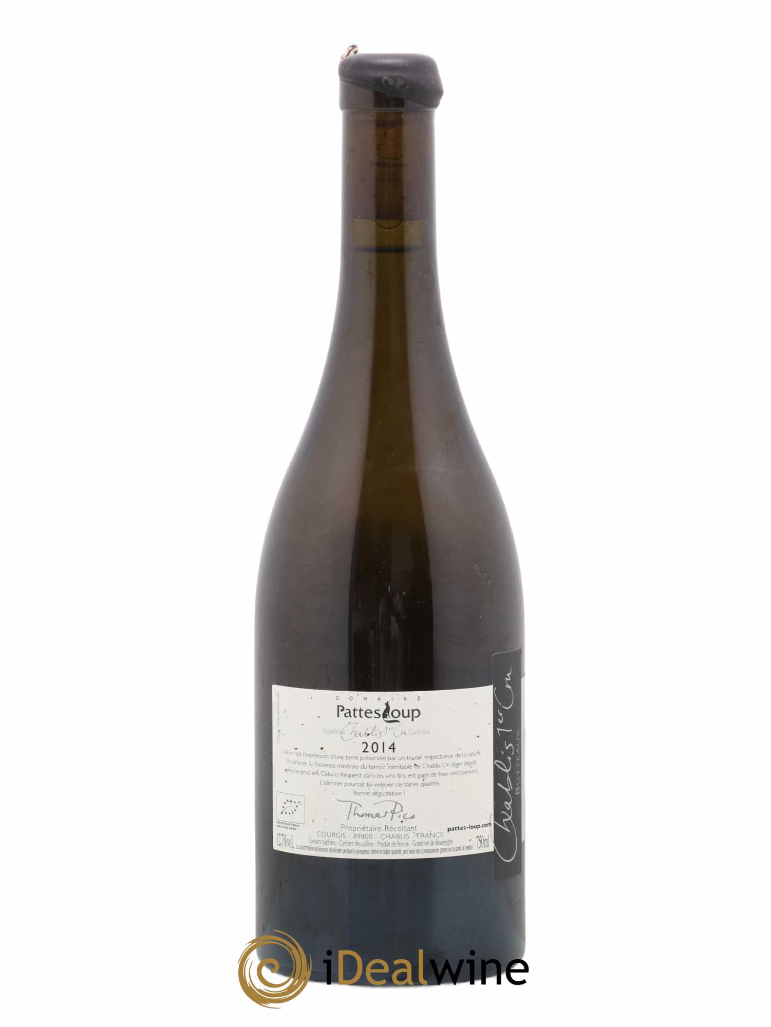 Chablis 1er Cru Butteaux Pattes Loup (Domaine) 2014 - Lot de 1 bouteille - 1