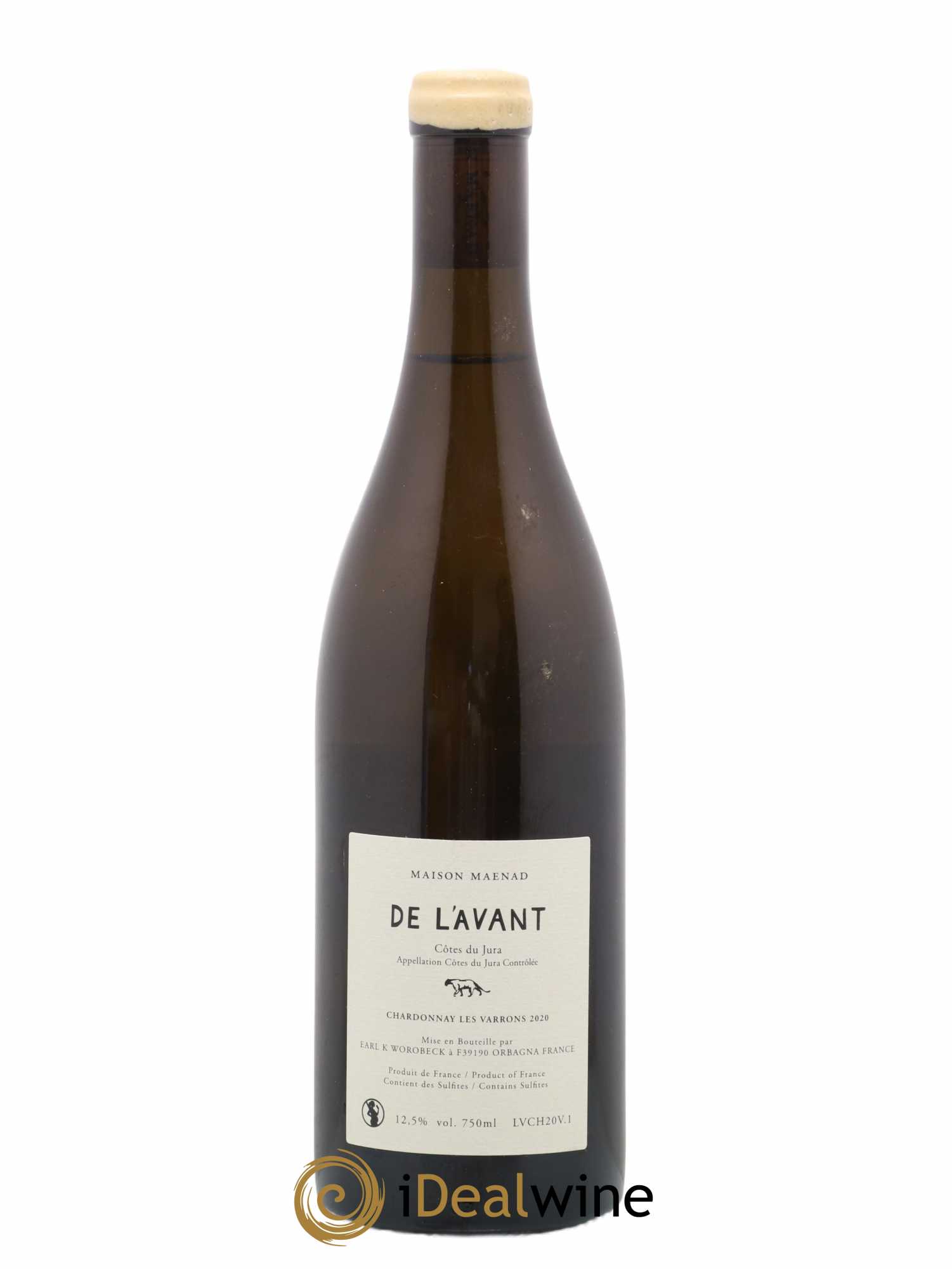 Côtes du Jura De l'Avant Les Varrons Katie Worobeck Maison Maenad Chardonnay Les Varrons De l'Avant Maison Maenad 2020 - Posten von 1 Flasche - 1