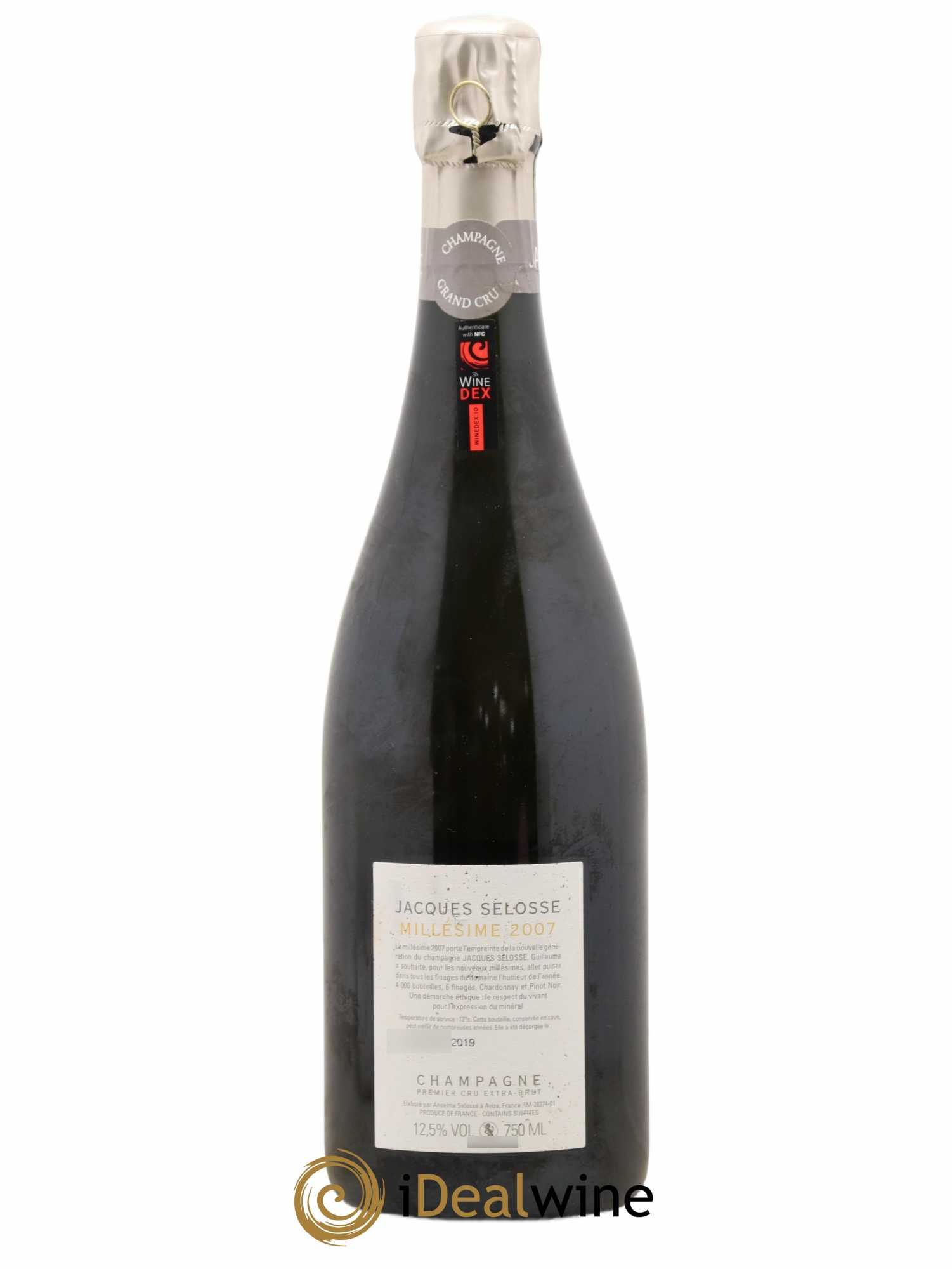 1er Cru Millésimé Extra-Brut Jacques Selosse 2007 - Lot de 1 bouteille - 1