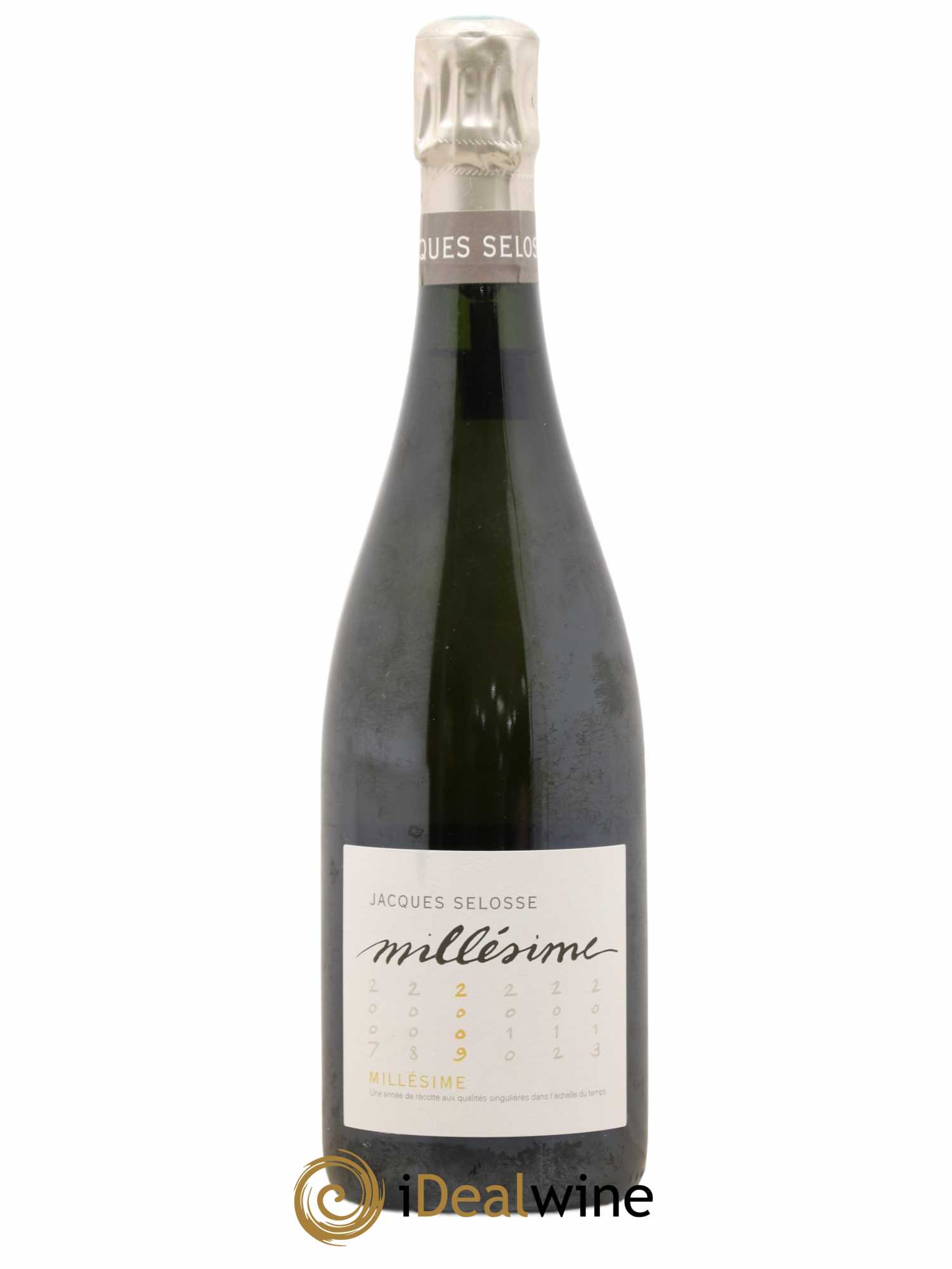 1er Cru Millésimé Extra-Brut Jacques Selosse 2009 - Lot de 1 bouteille - 0