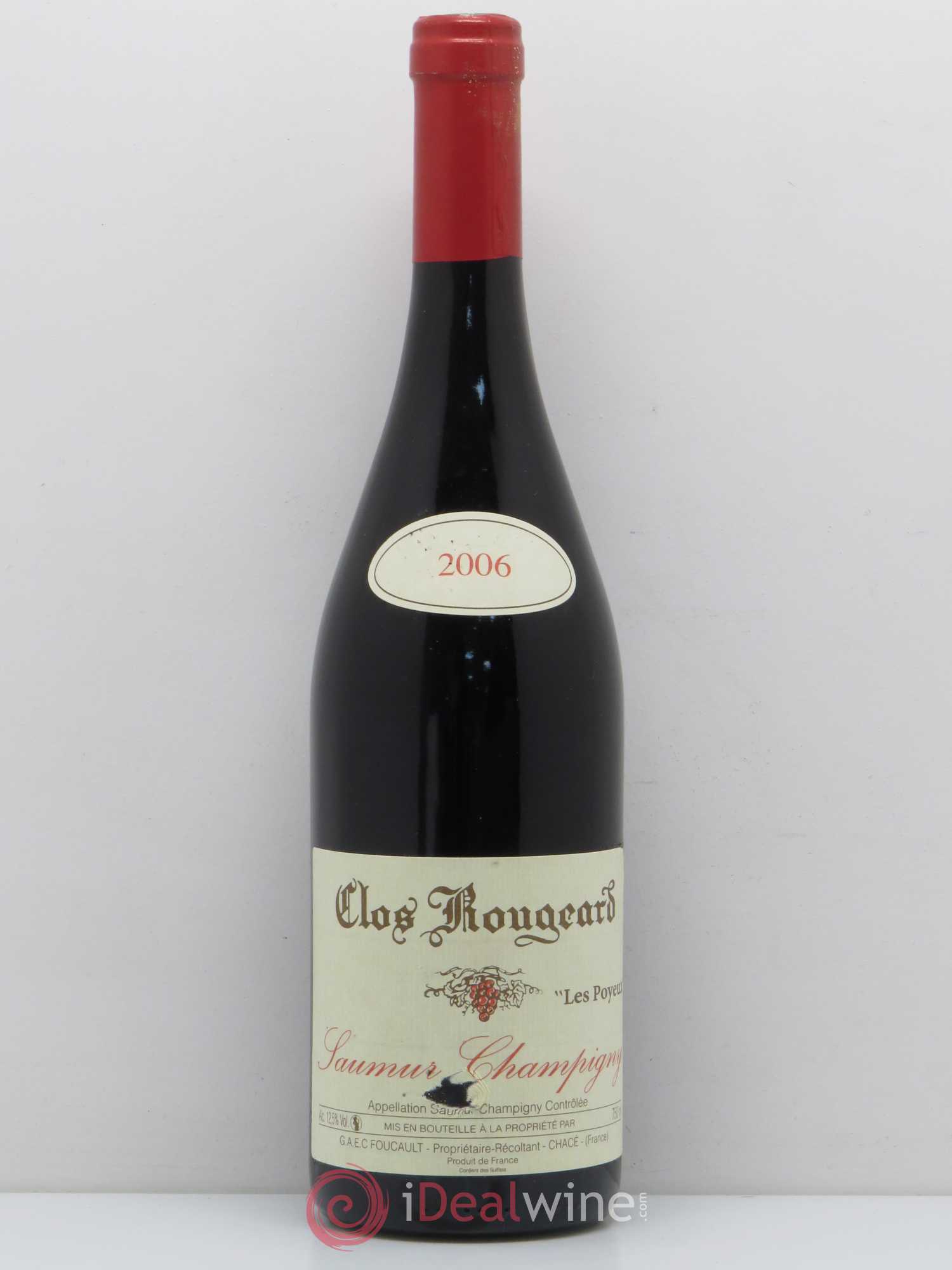 Saumur-Champigny Les Poyeux Clos Rougeard 2006 - Lot de 1 bouteille - 0