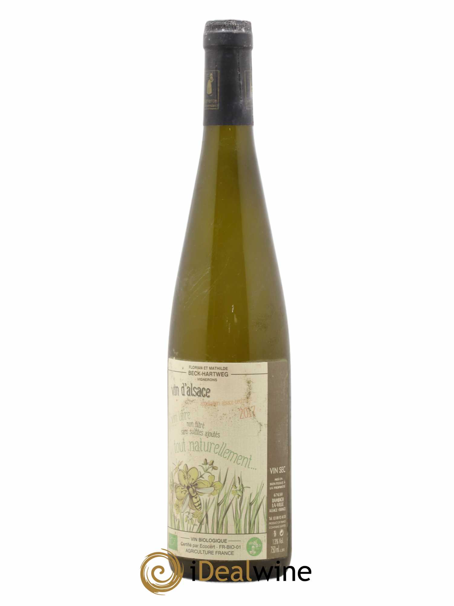 Vin de France Tout Naturellement Domaine Beck Hartweg 2017 - Lotto di 1 bottiglia - 0