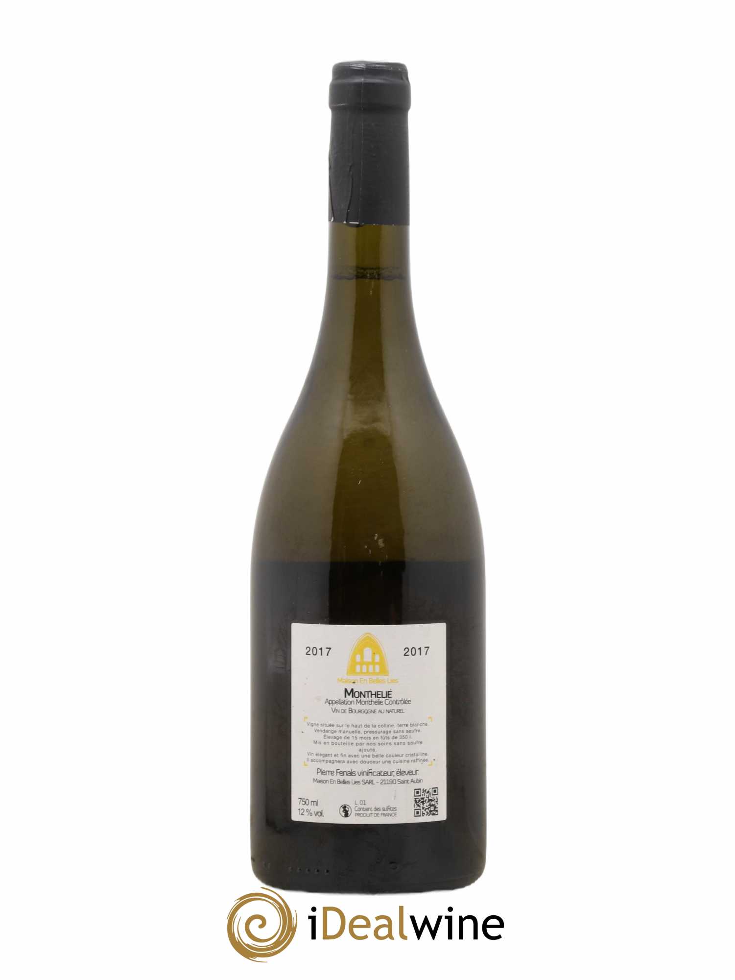 Monthélie Maison En Belles Lies 2017 - Lot de 1 bouteille - 1