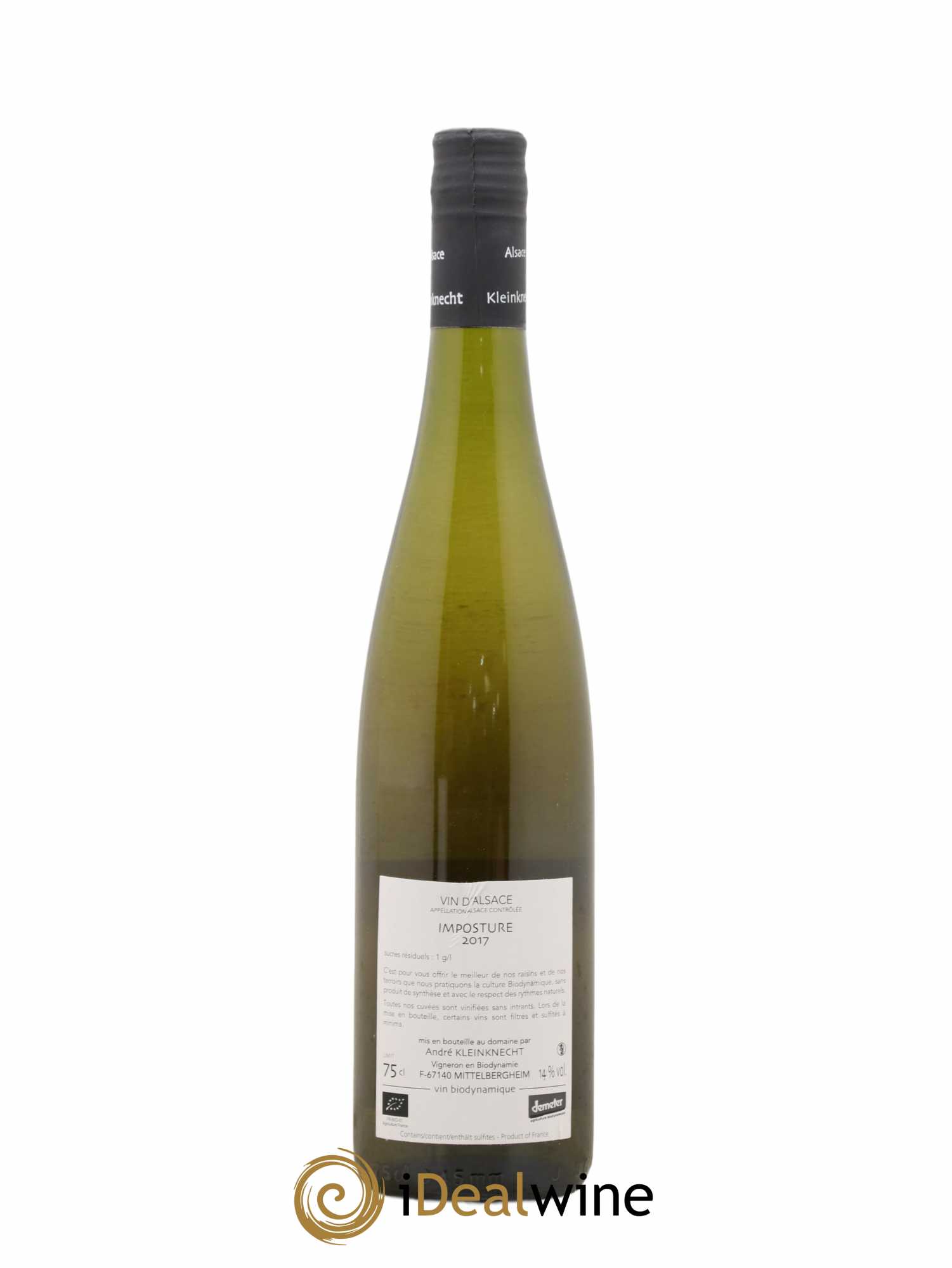 Alsace Imposture Domaine Kleinknecht (sans prix de réserve) 2017 - Posten von 1 Flasche - 1