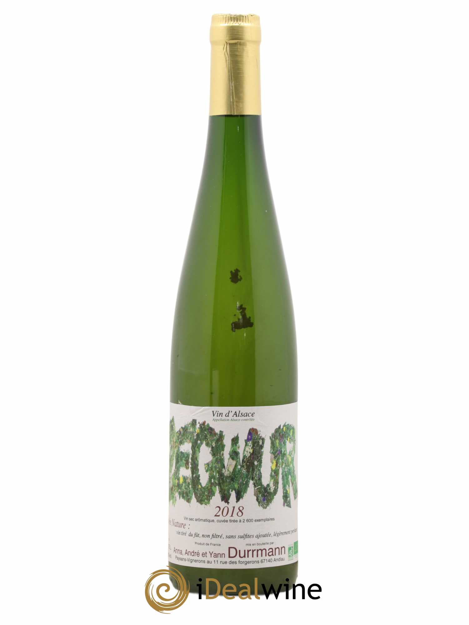 Alsace Gewurztraminer Zegwur Yann Durrmann 2018 - Posten von 1 Flasche - 0