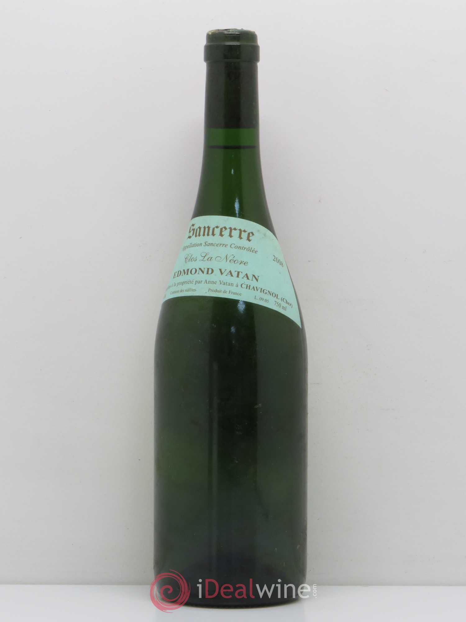 Sancerre Clos la Neore Edmond Vatan 2008 - Lot de 1 bouteille - 0