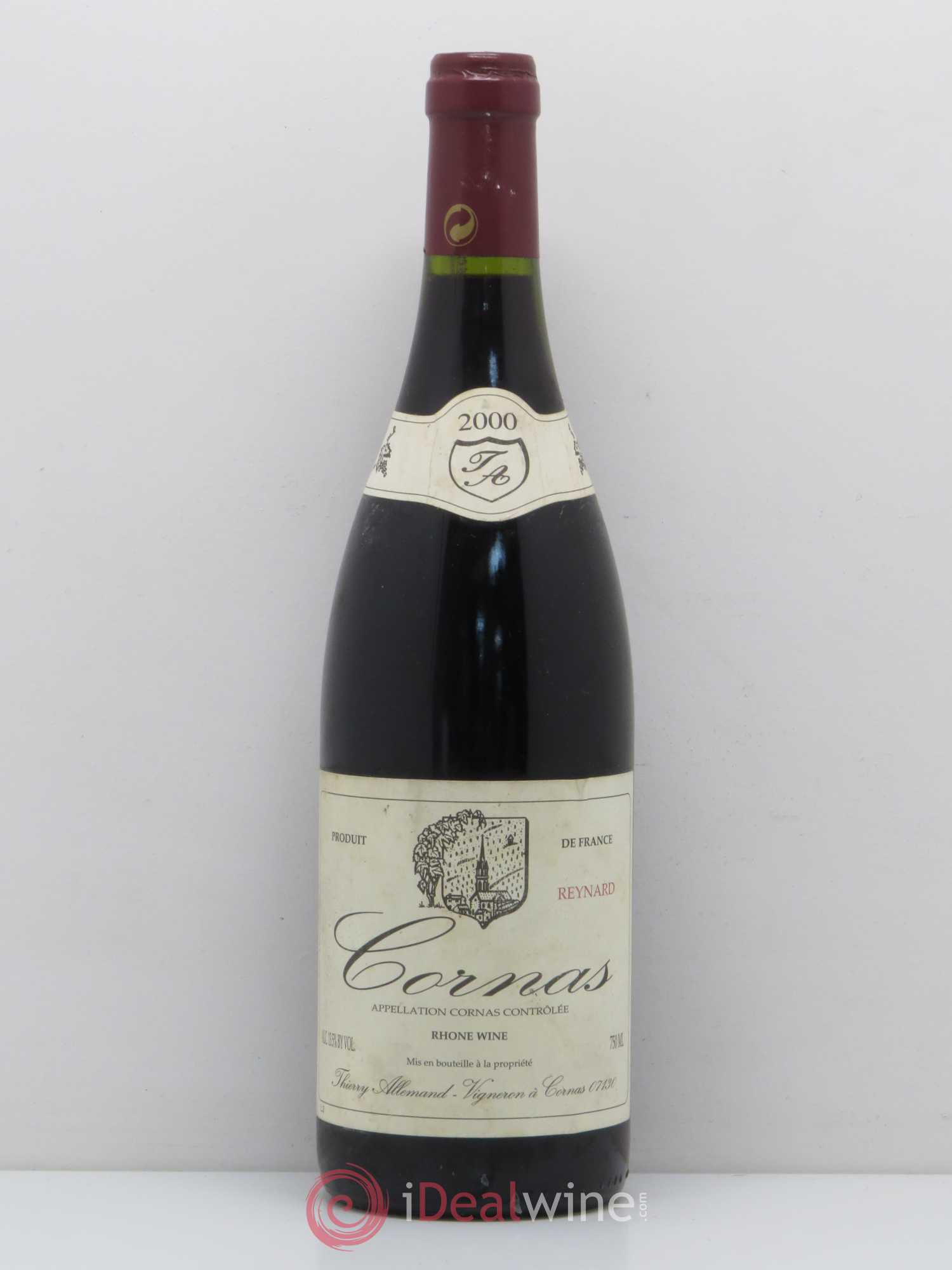 Cornas Reynard Thierry Allemand 2000 - Lot de 1 bouteille - 0