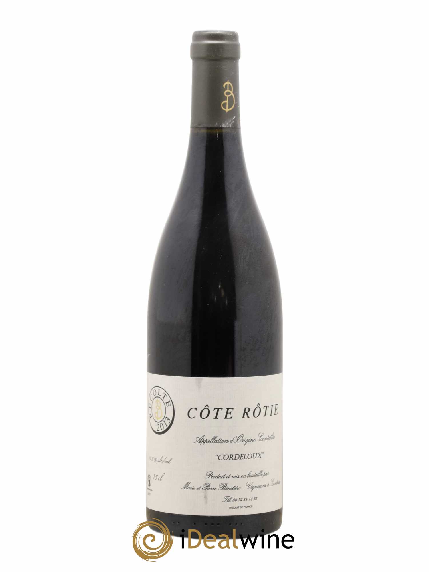 Côte-Rôtie Cordeloux Marie et Pierre Bénetière (Domaine) 2013 - Lotto di 1 bottiglia - 0