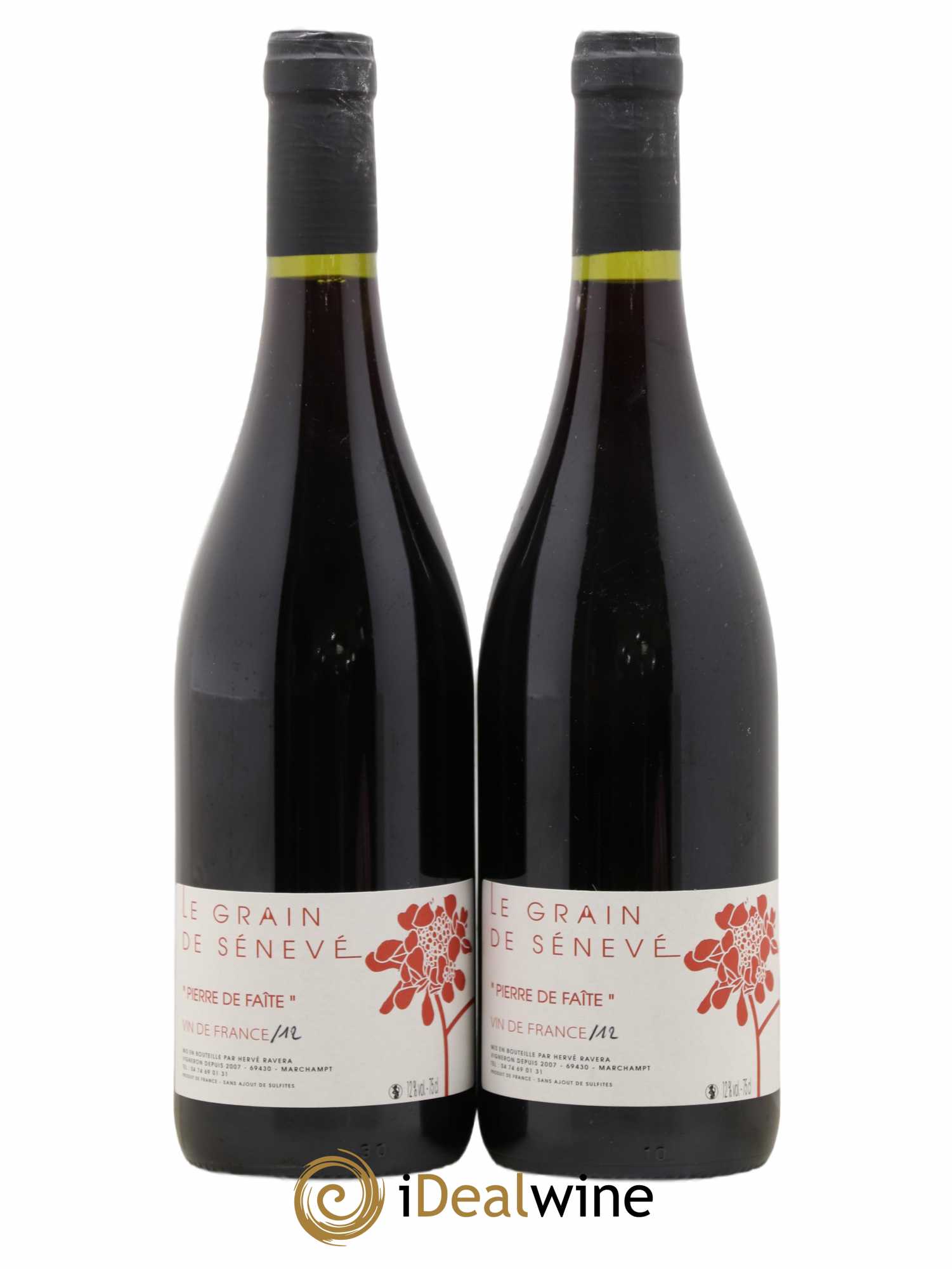 Vin de France Pierre de faîte Le Grain de Sénevé - Posten von 2 Flaschen - 0