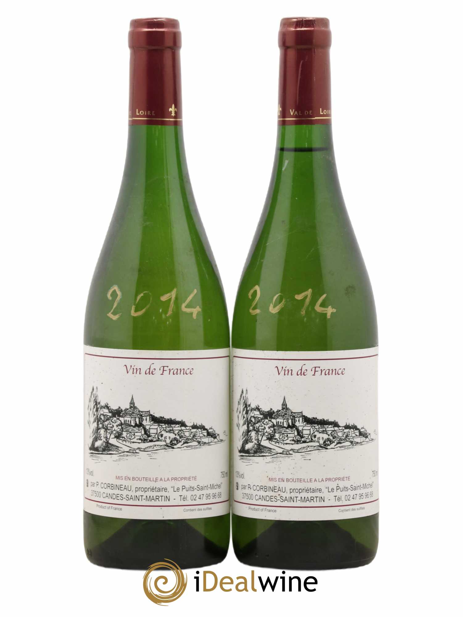 Vin de France Patrick Corbineau (Domaine) 2014 - Lot de 2 bouteilles - 0
