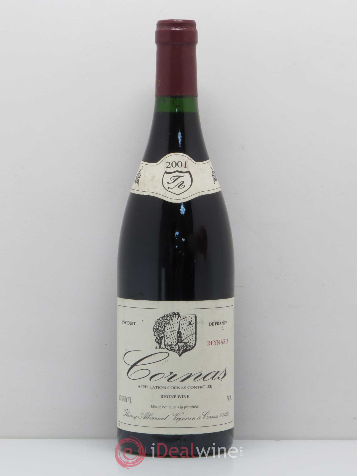 Cornas Reynard Thierry Allemand 2001 - Lot de 1 bouteille - 0