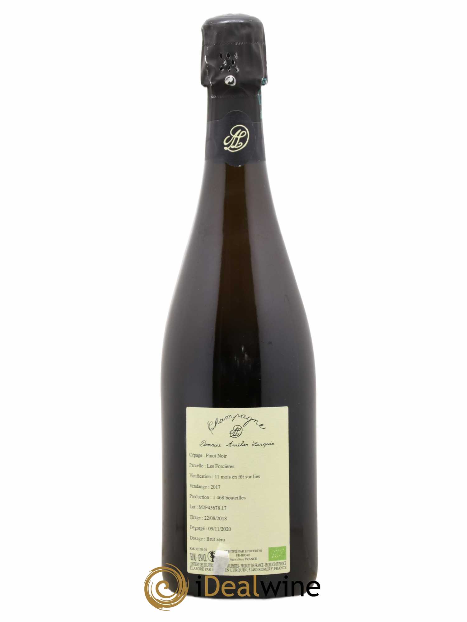 Pinot Noir Les Forcières Aurélien Lurquin 2017 - Lot de 1 bouteille - 1