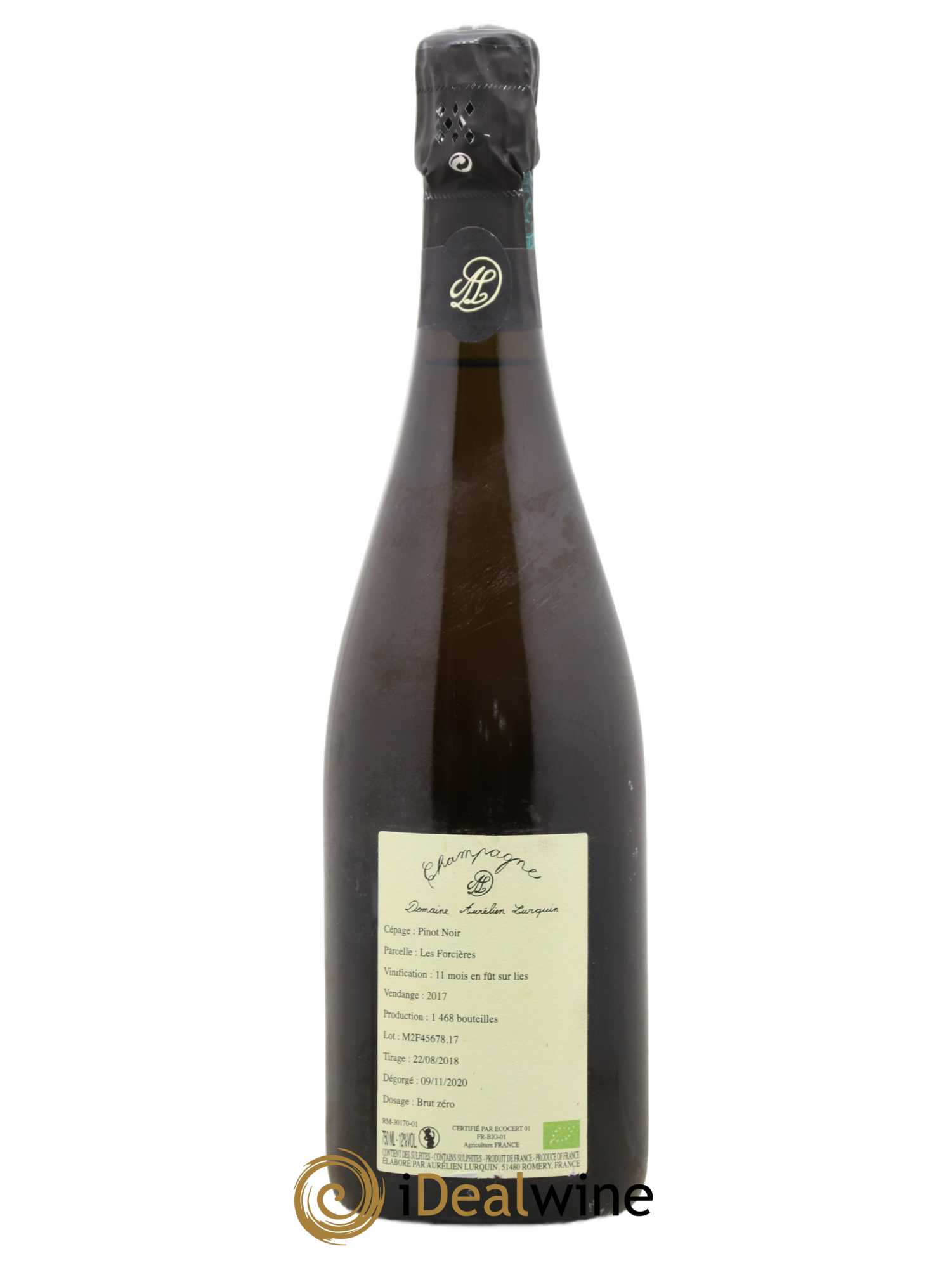 Pinot Noir Les Forcières Aurélien Lurquin 2017 - Lot of 1 bottle - 1