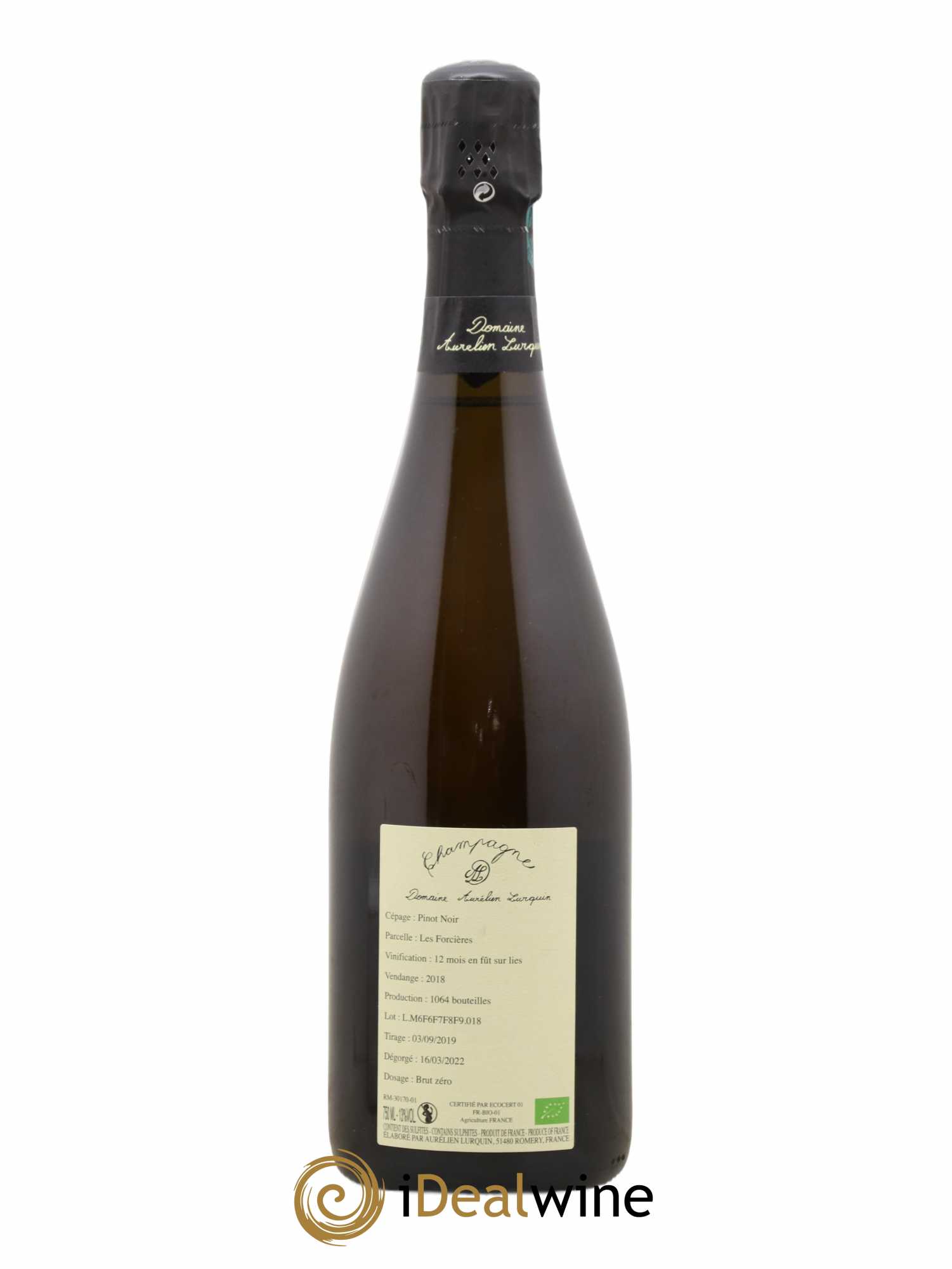 Pinot Noir Les Forcières Aurélien Lurquin 2018 - Lot de 1 bouteille - 1