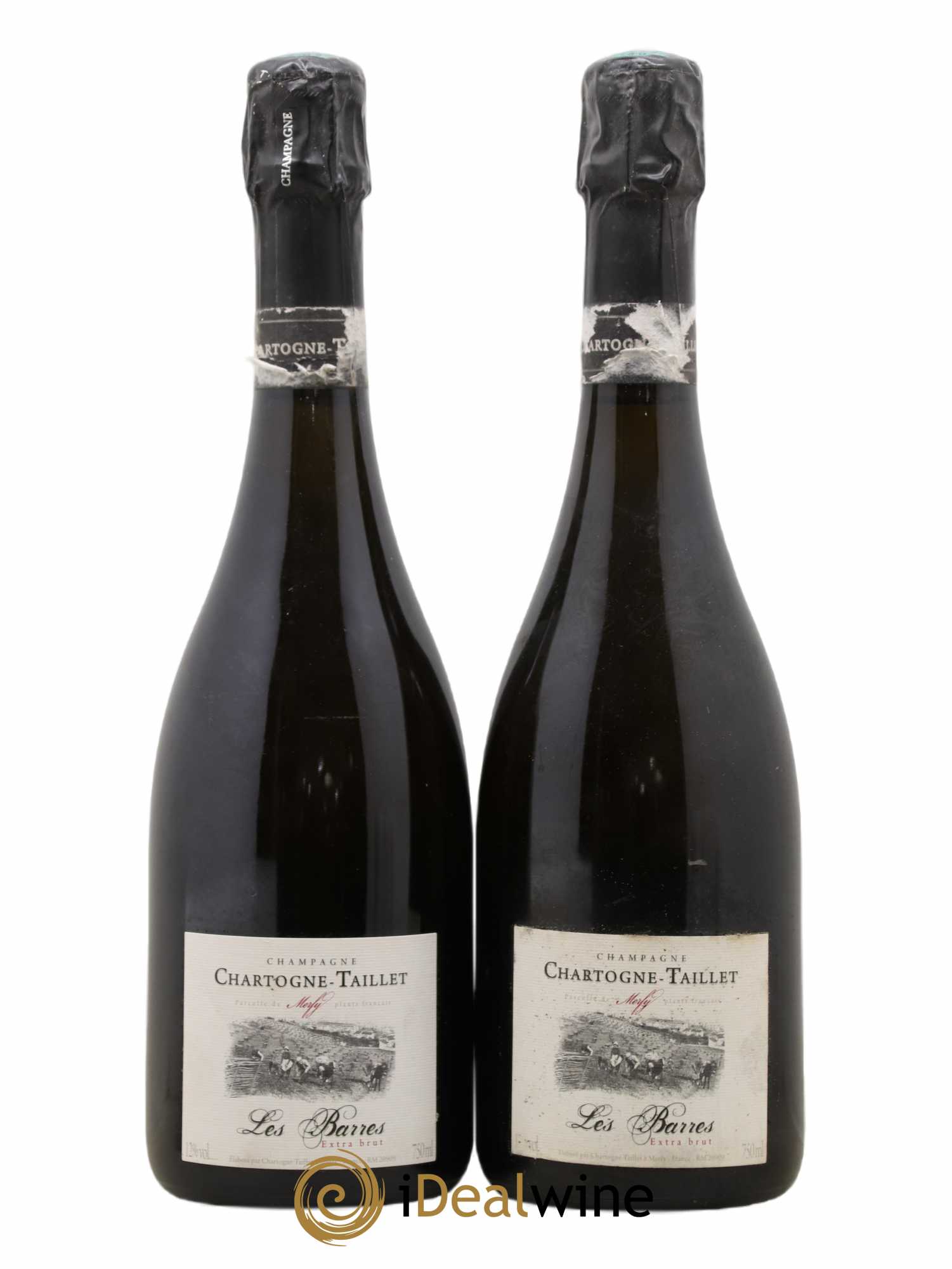 Les Barres Chartogne-Taillet 2008 - Lot de 2 bouteilles - 0