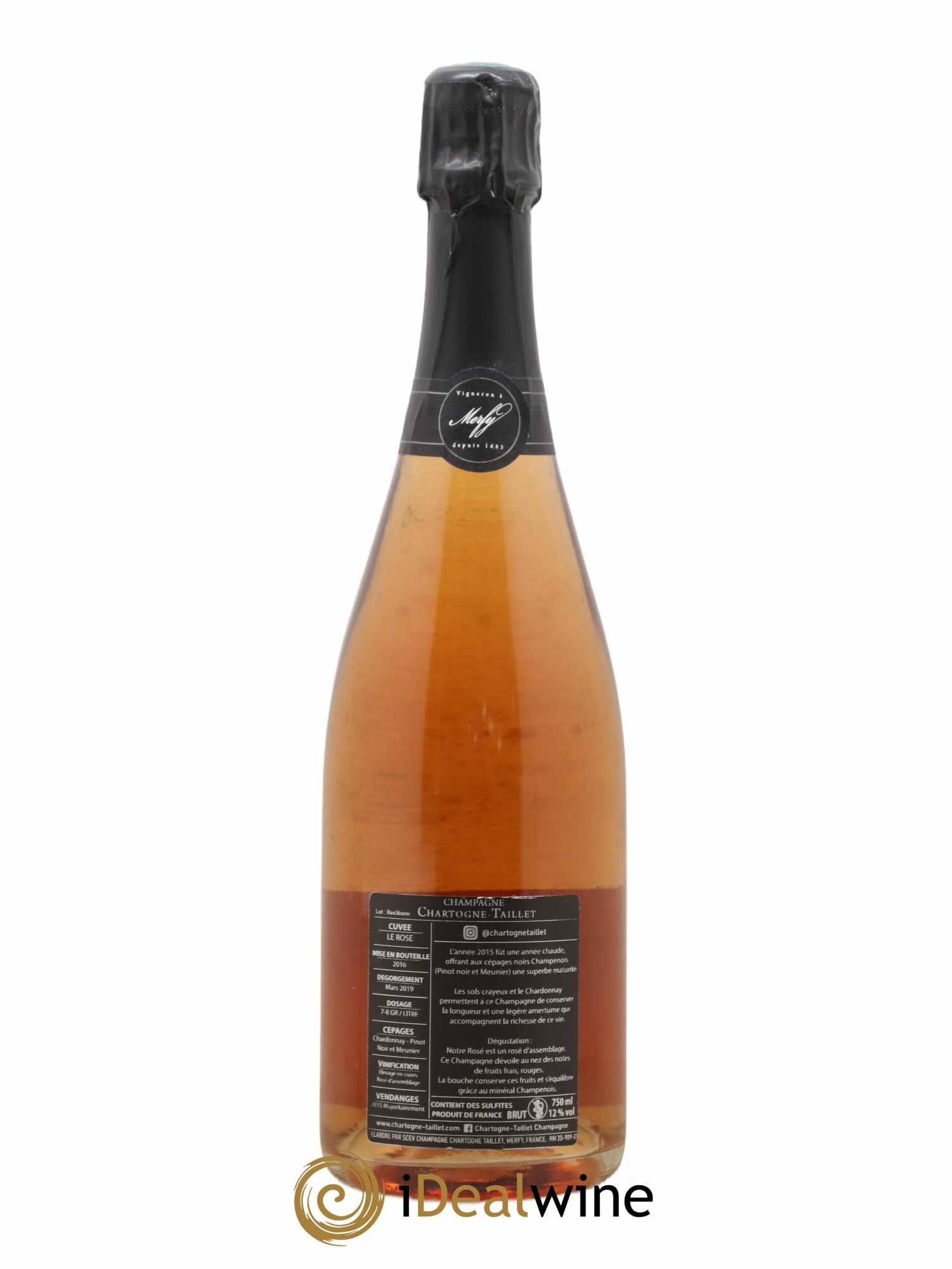 Le Rosé Brut Chartogne-Taillet 2015 - Lot de 1 bouteille - 1