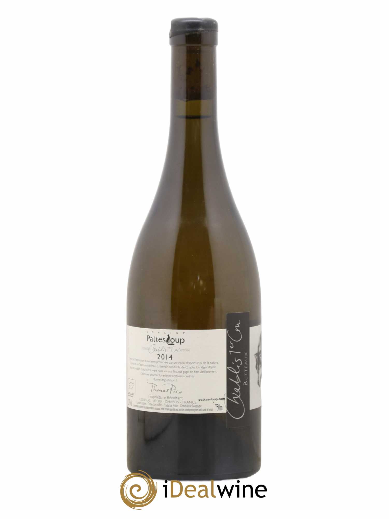 Chablis 1er Cru Butteaux Pattes Loup (Domaine) 2014 - Lot de 1 bouteille - 1
