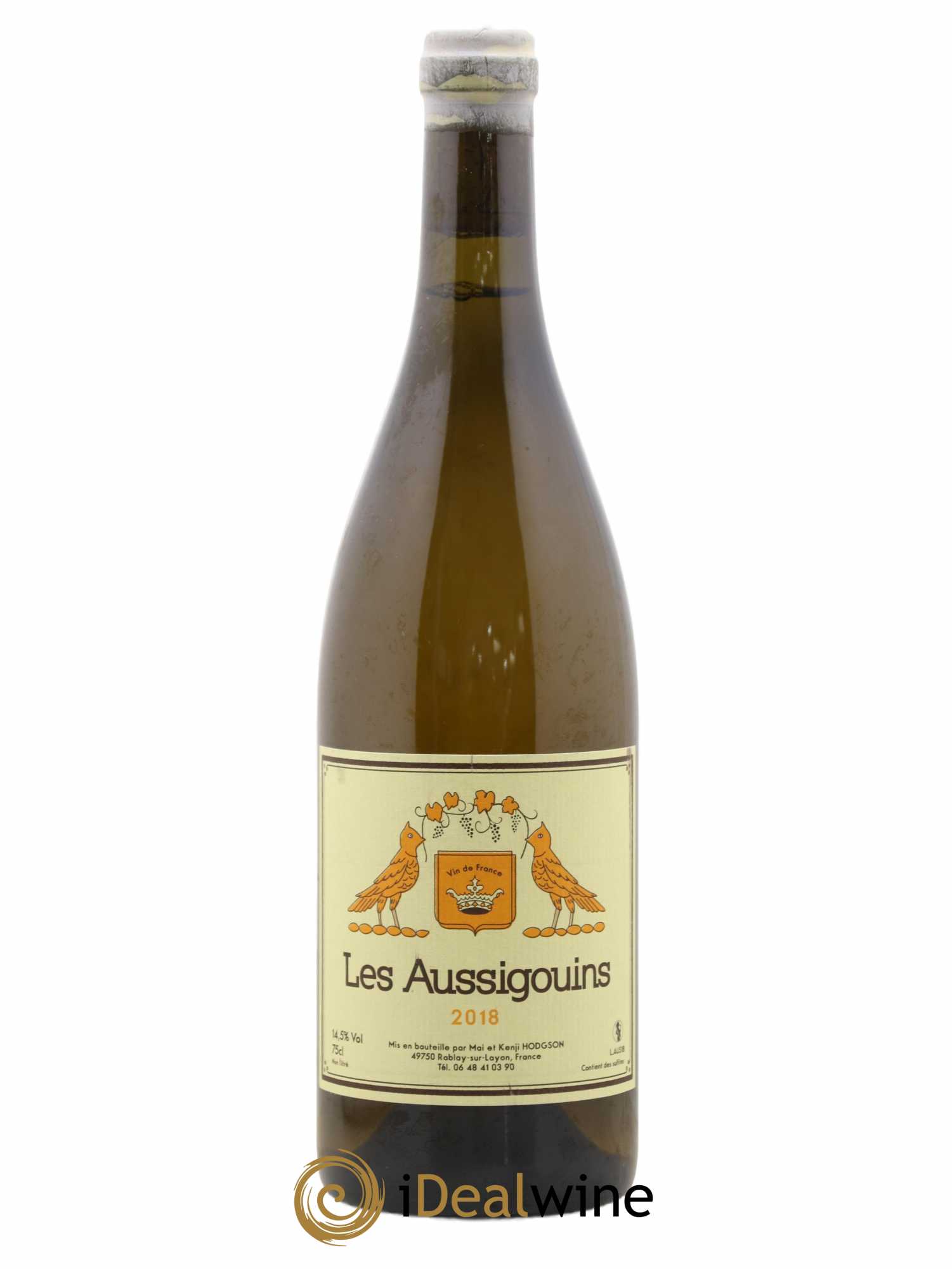 Vin de France Les Aussigouins Mai & Kenji Hodgson 2018 - Lot de 1 bouteille - 0